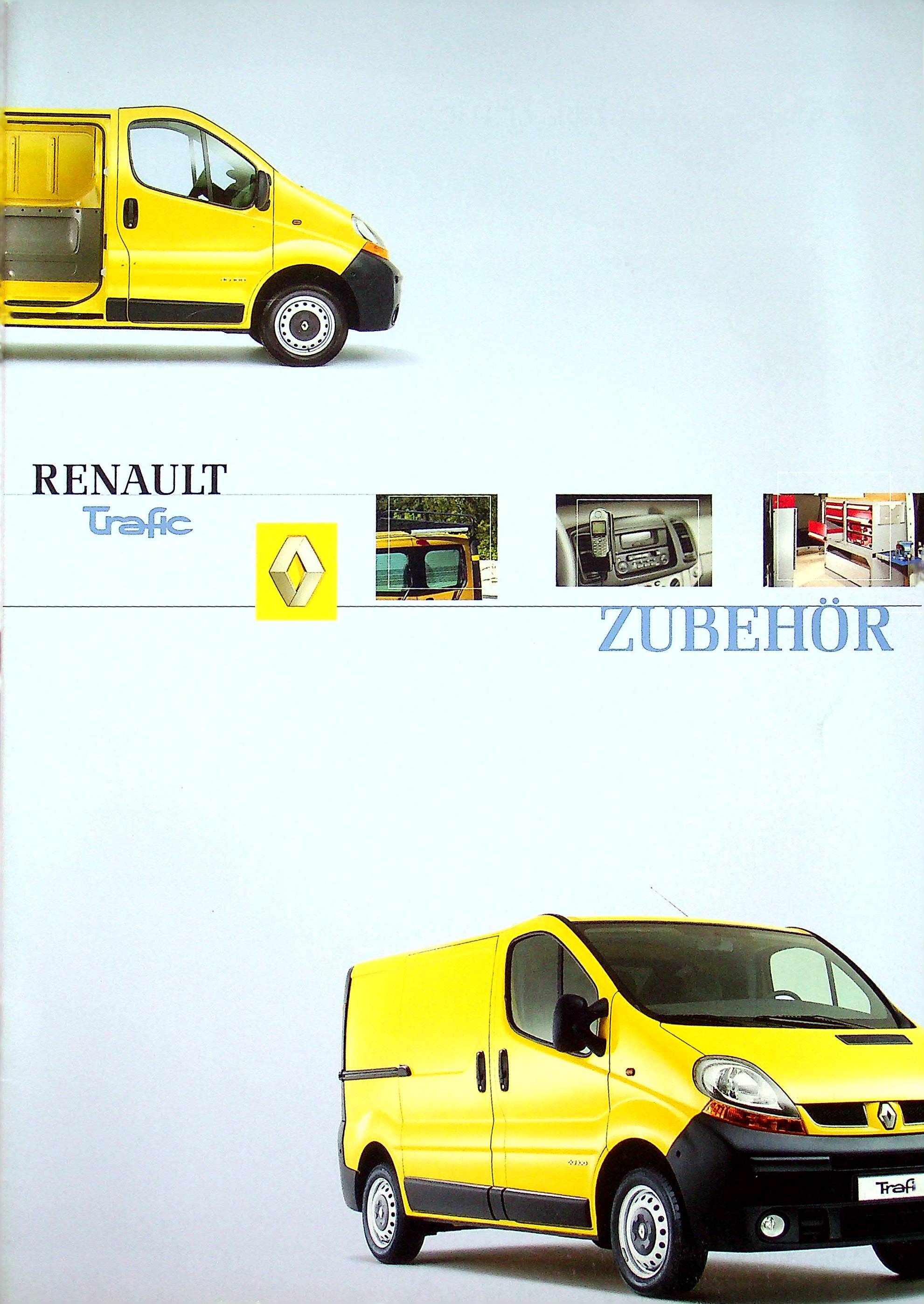 Renault Trafic - Zubehör - Prospekt 09/2001