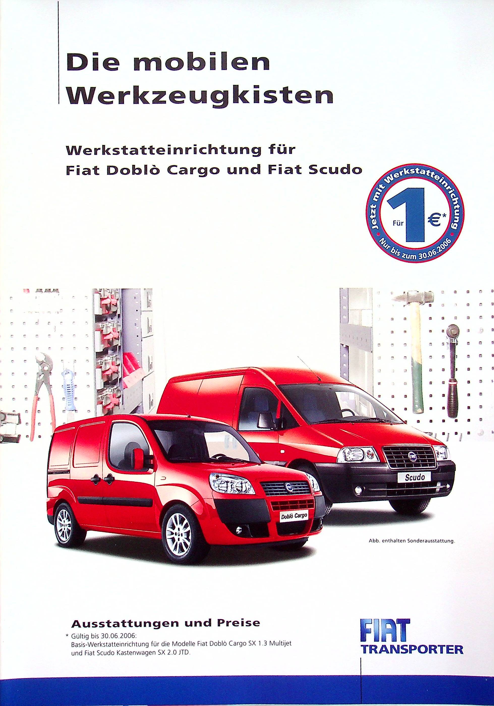 Fiat Doblo Cargo - Scudo Prospekt 04/2006