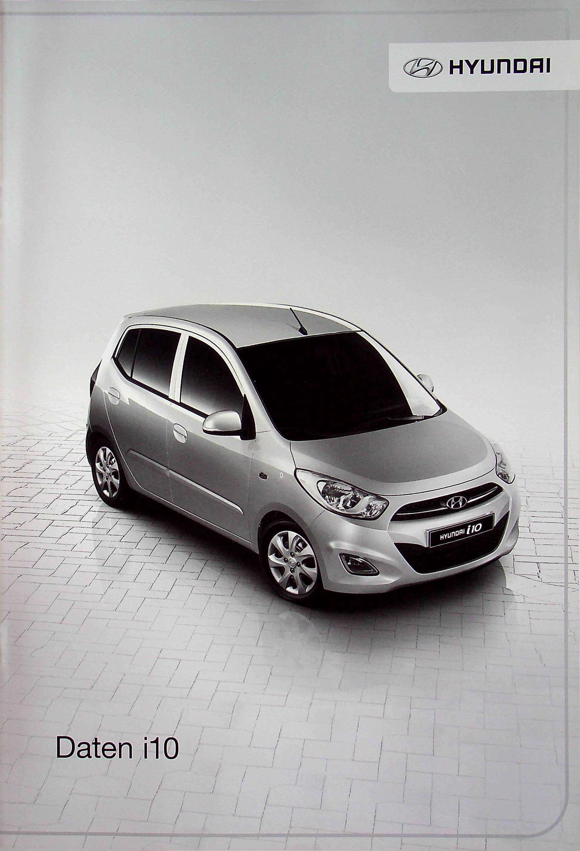 Hyundai i10 - Preisliste & Extras - Prospekt 11/2011