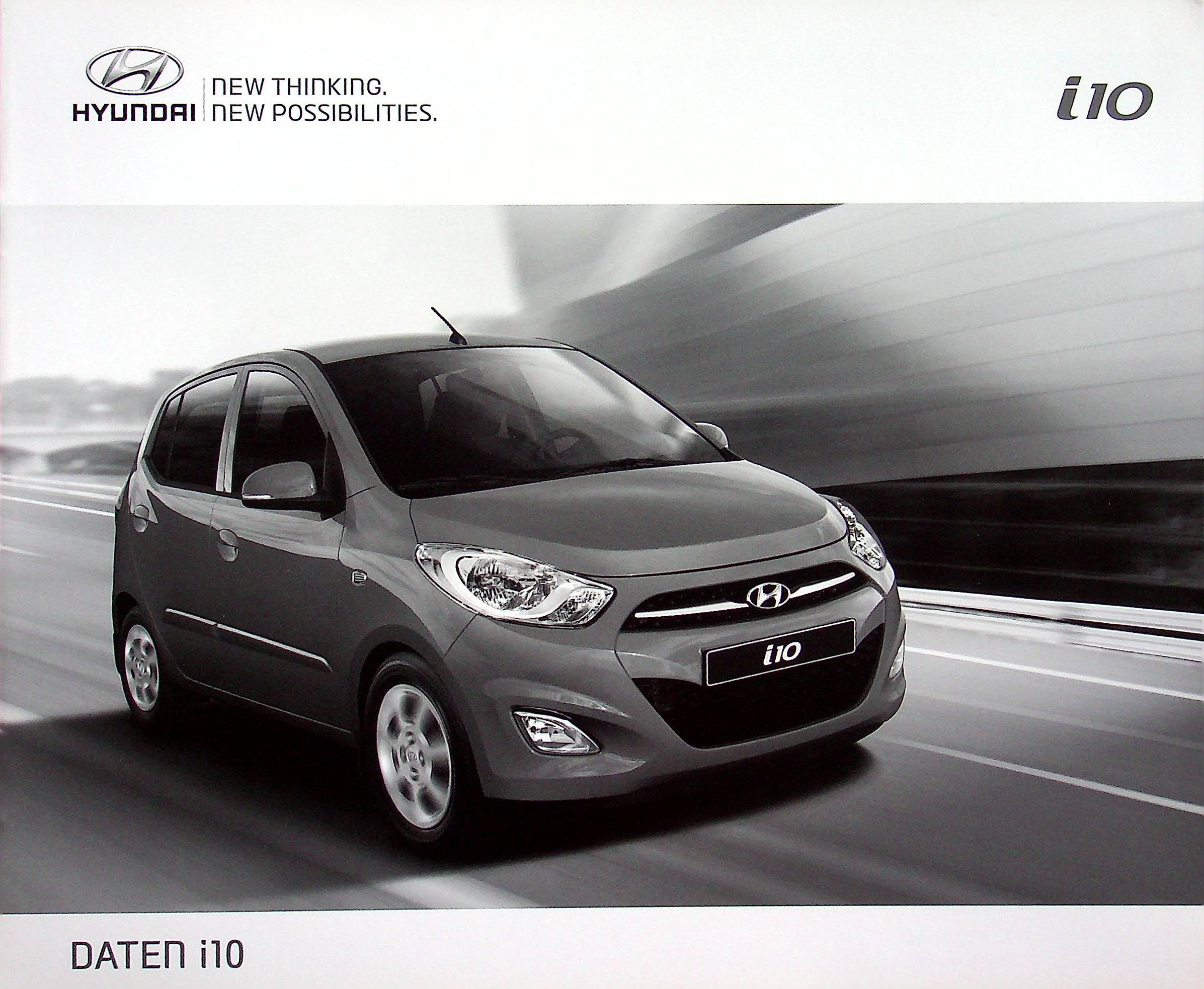 Hyundai i10 - Preisliste & Extras - Prospekt 10/2012