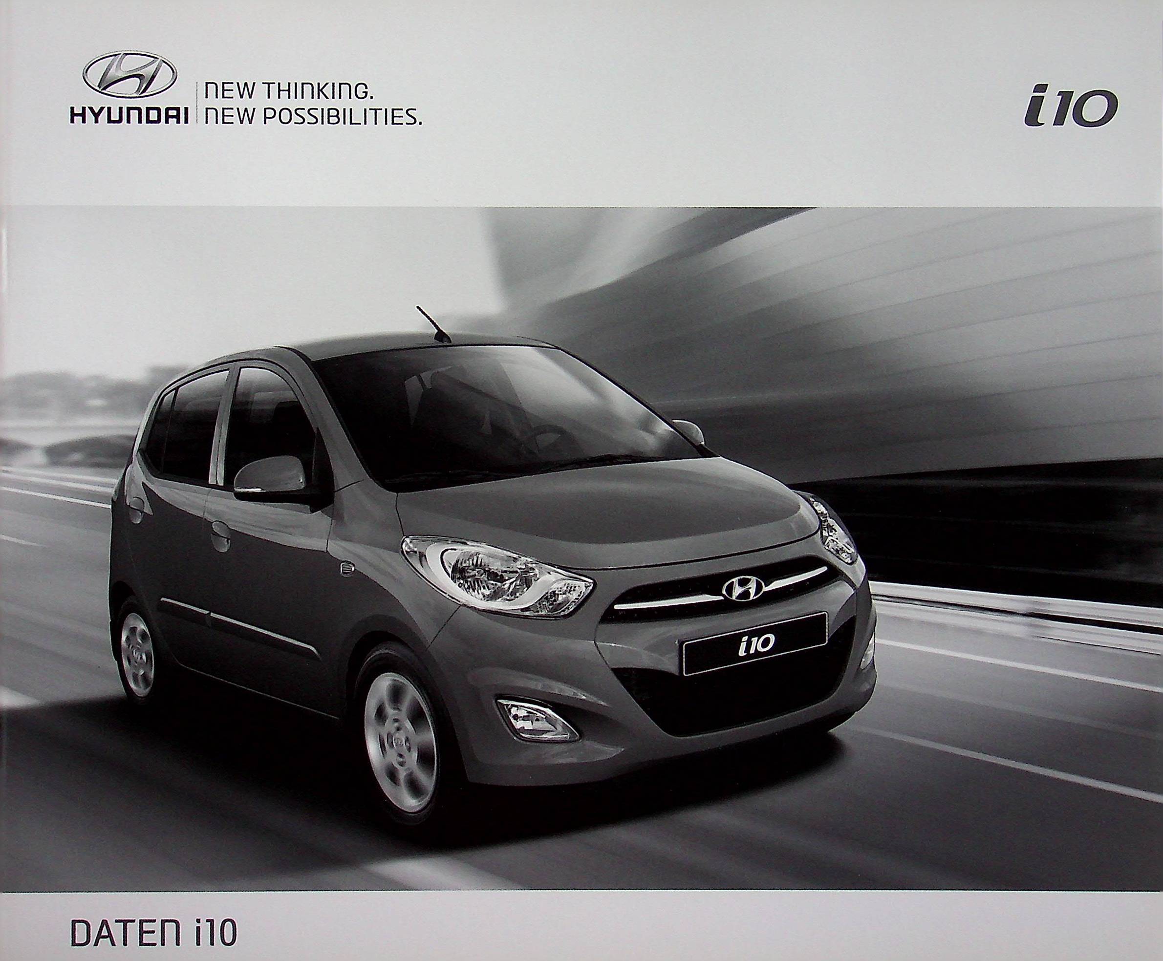 Hyundai i10 - Preisliste & Extras - Prospekt 02/2013