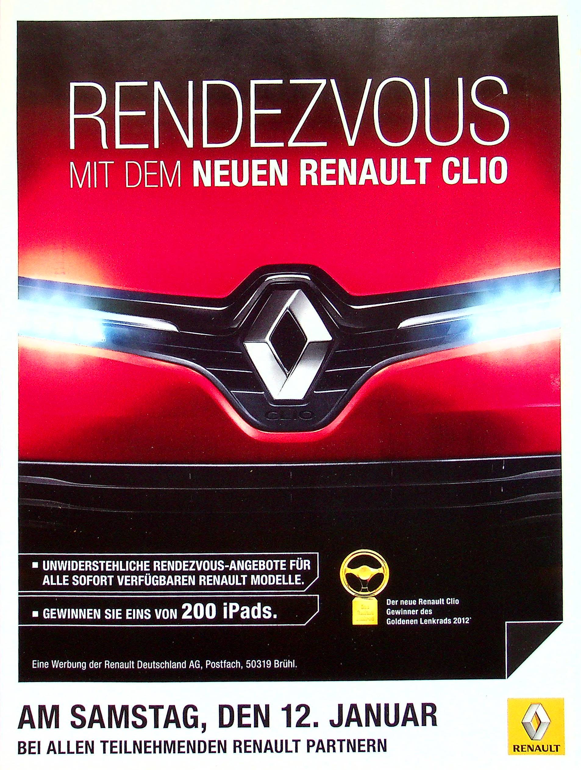 Renault Clio Prospekt 2012