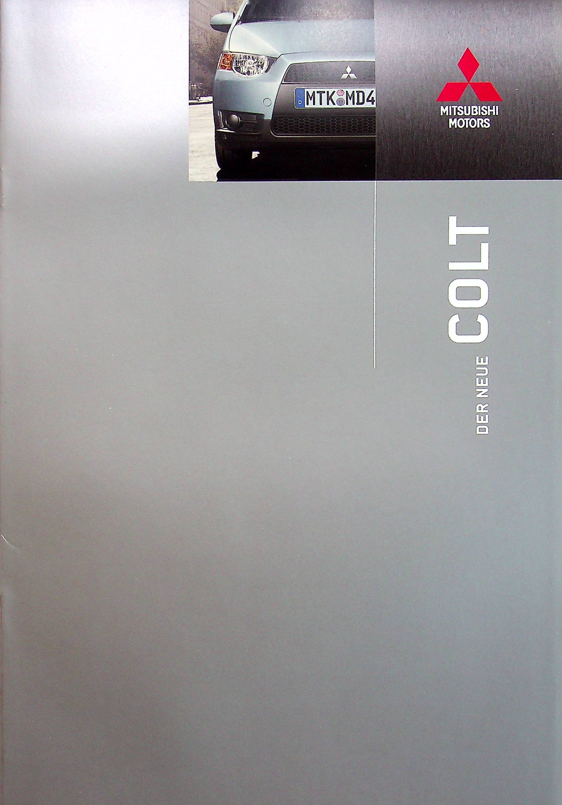 Mitsubishi Colt - tech. Daten & Ausstattungen - Prospekt 11/2008