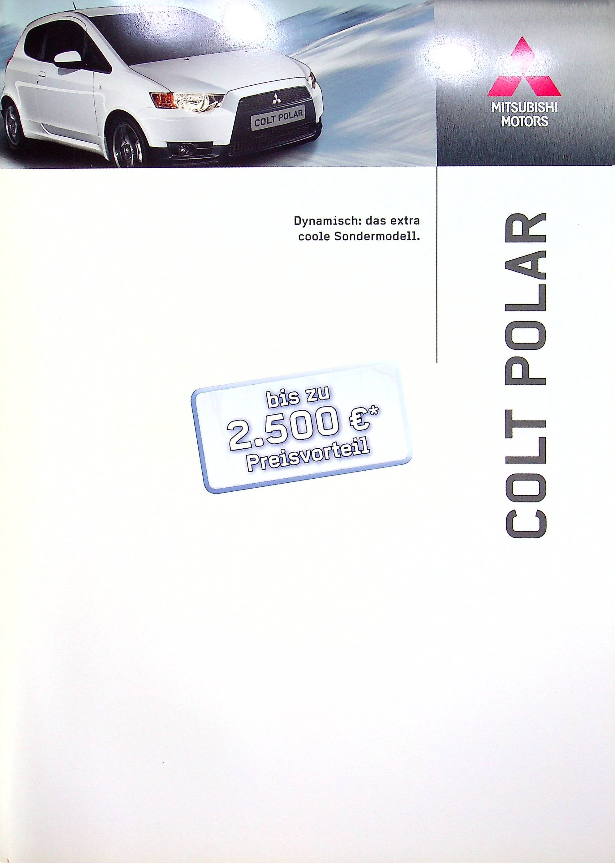Mitsubishi Colt - Polar - Prospekt 11/2009