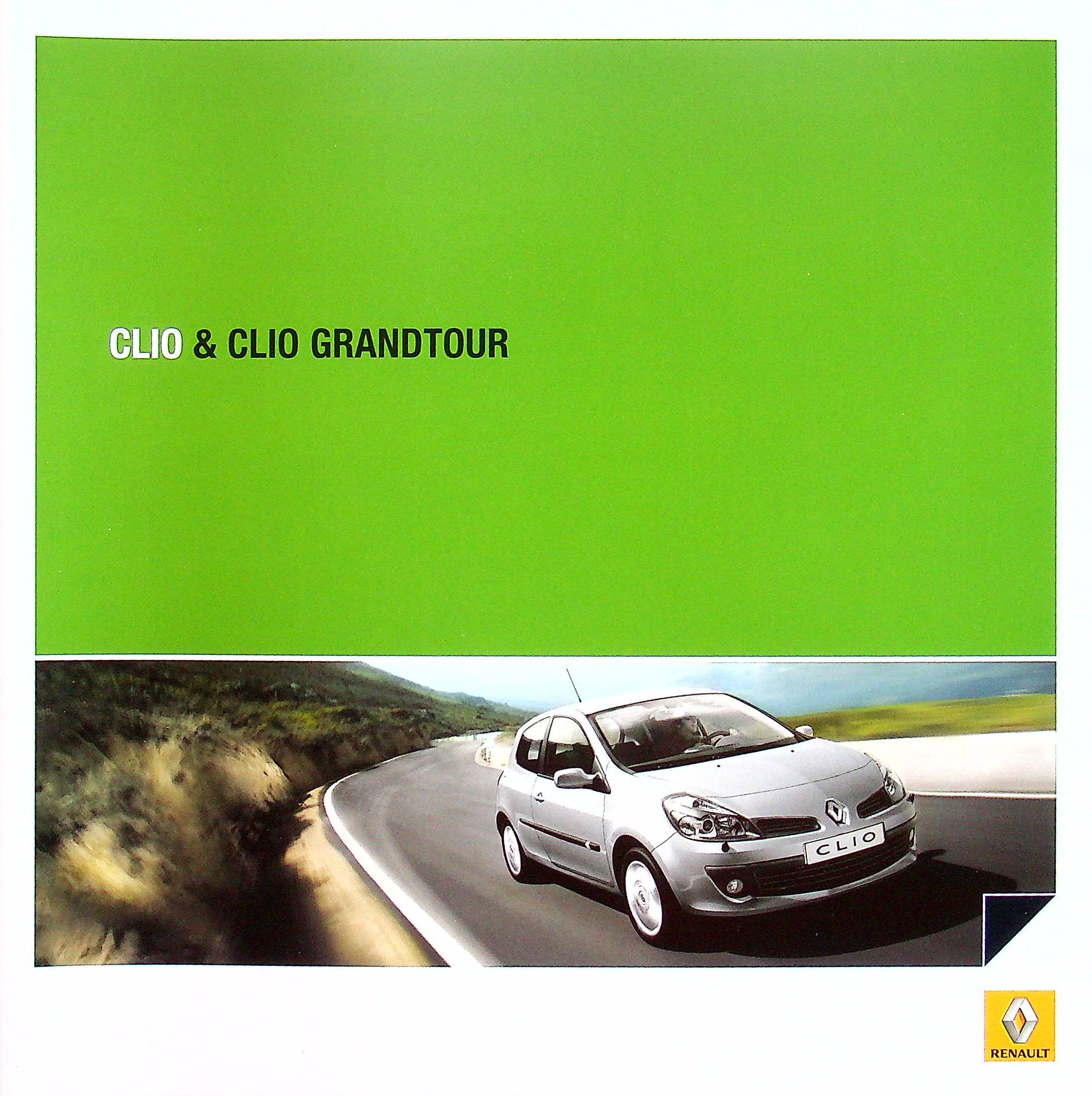 Renault Clio C + Grandtour Prospekt 01/2008