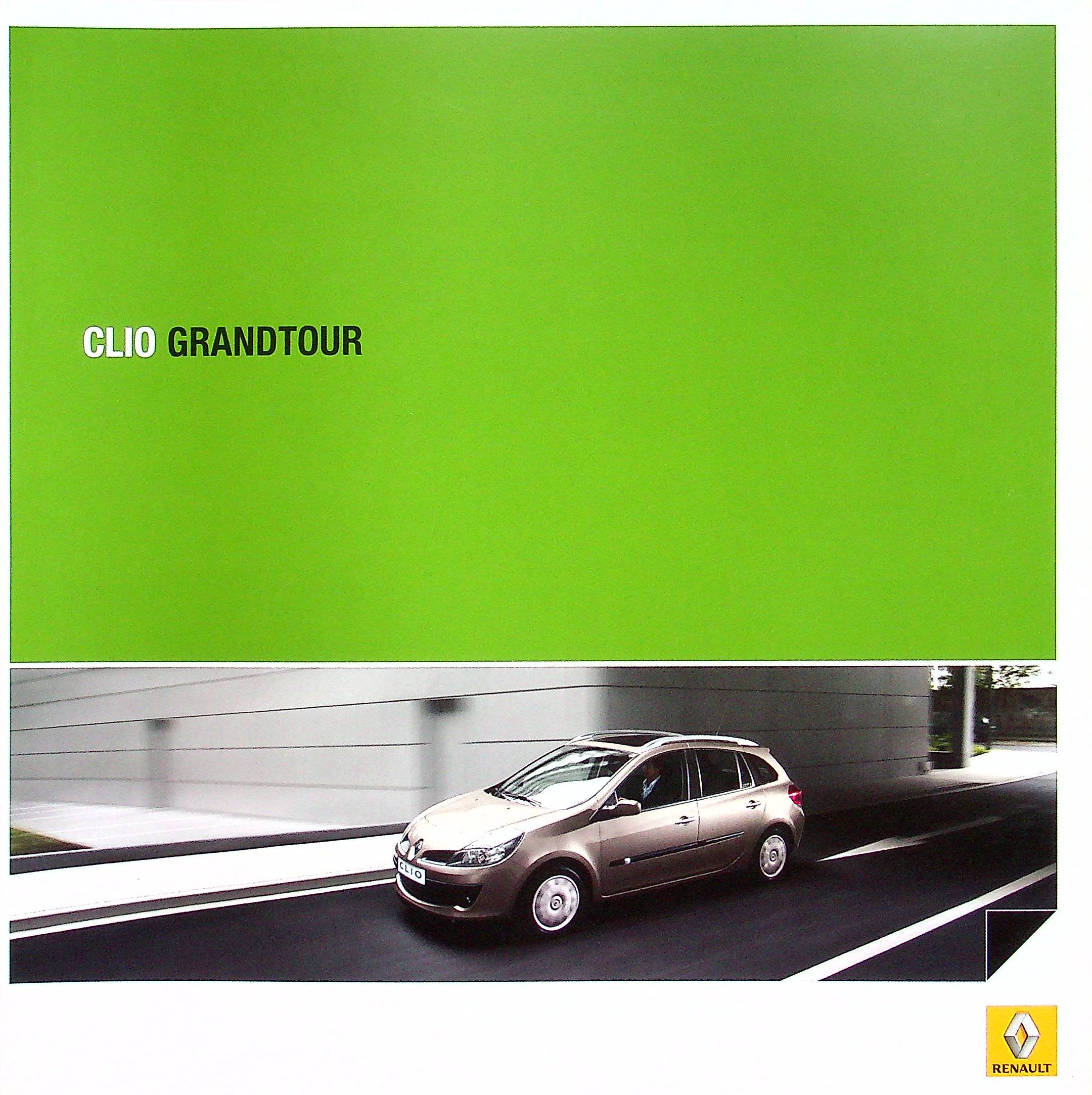 Renault Clio C Grandtour Prospekt 08/2007