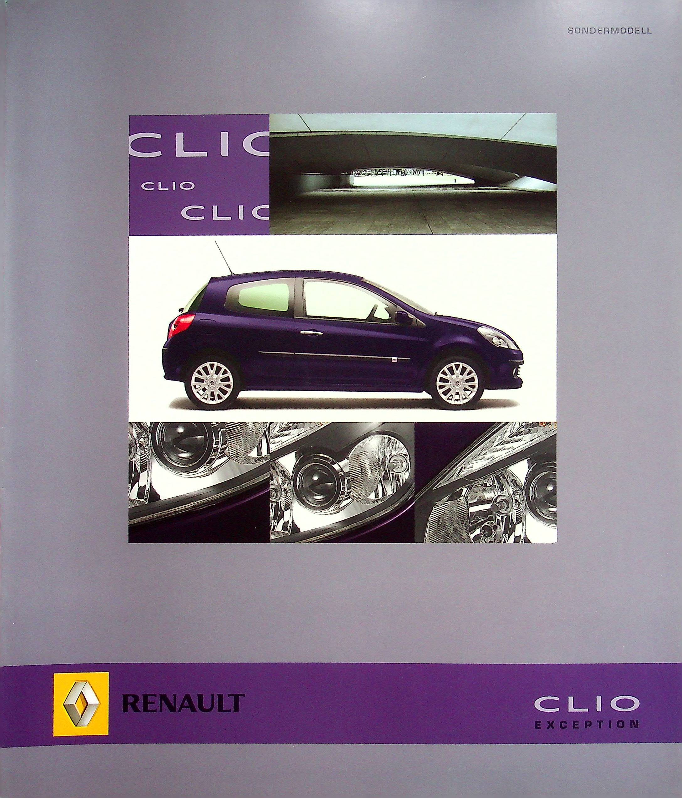 Renault Clio C - Exception - Prospekt 04/2007