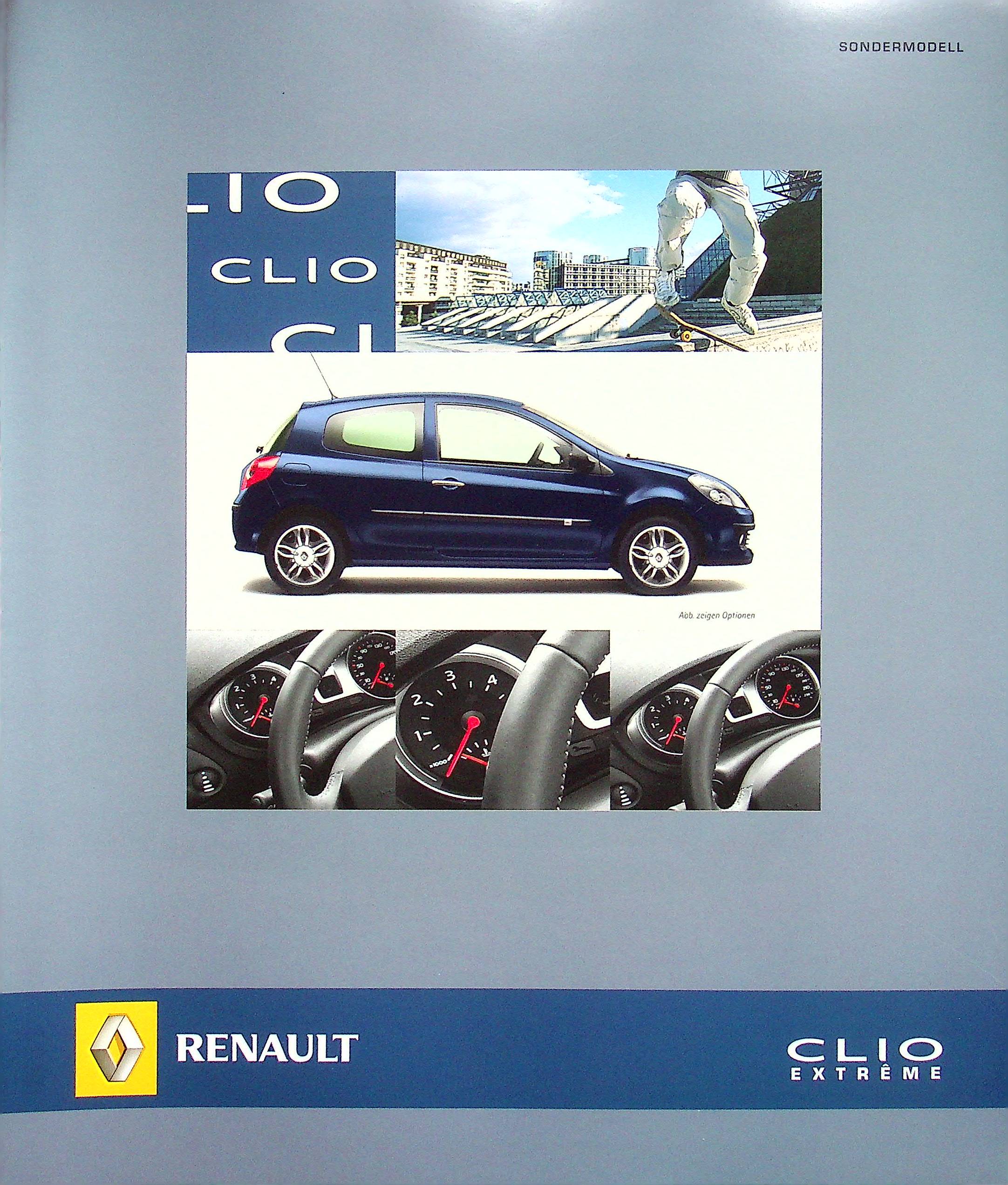 Renault Clio C - Extreme - Prospekt 07/2007