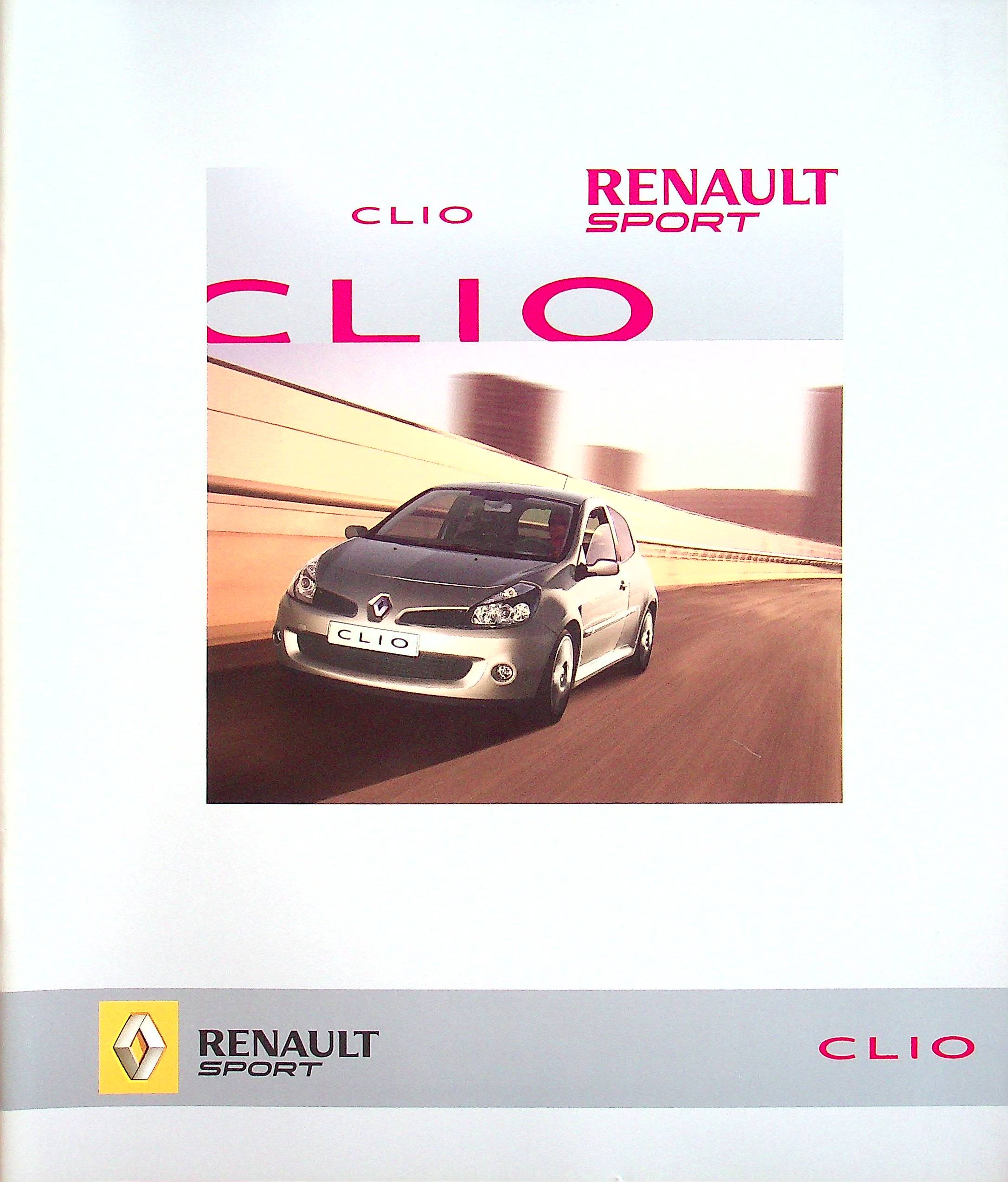 Renault Clio C RS 2.0 16V Prospekt 06/2006