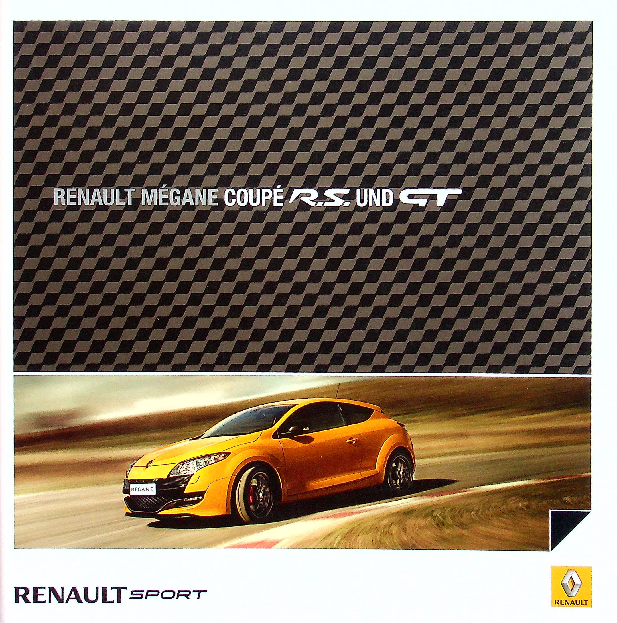 Renault Megane Coupe RS + GT Prospekt 05/2010
