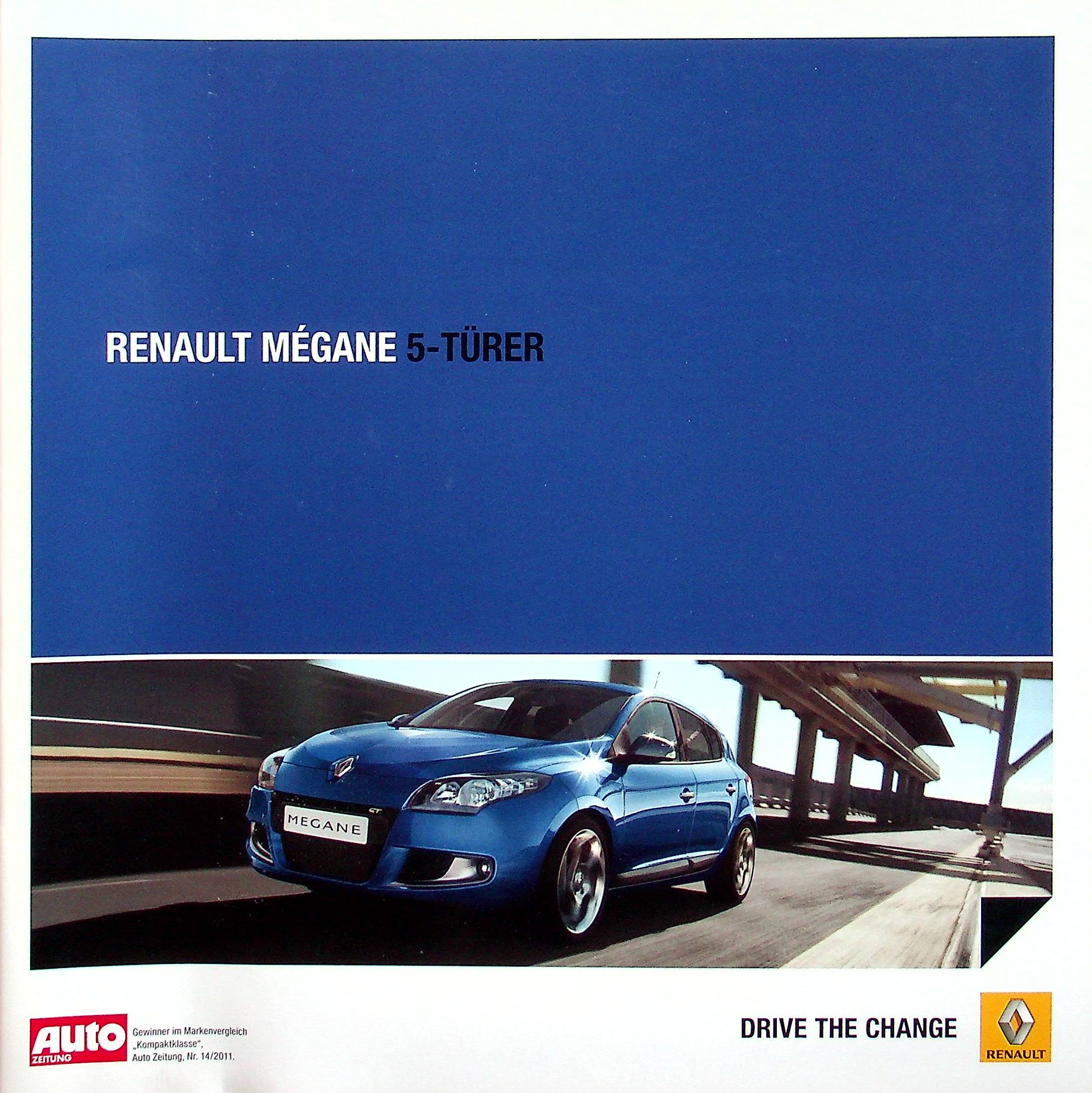 Renault Megane Prospekt 09/2011