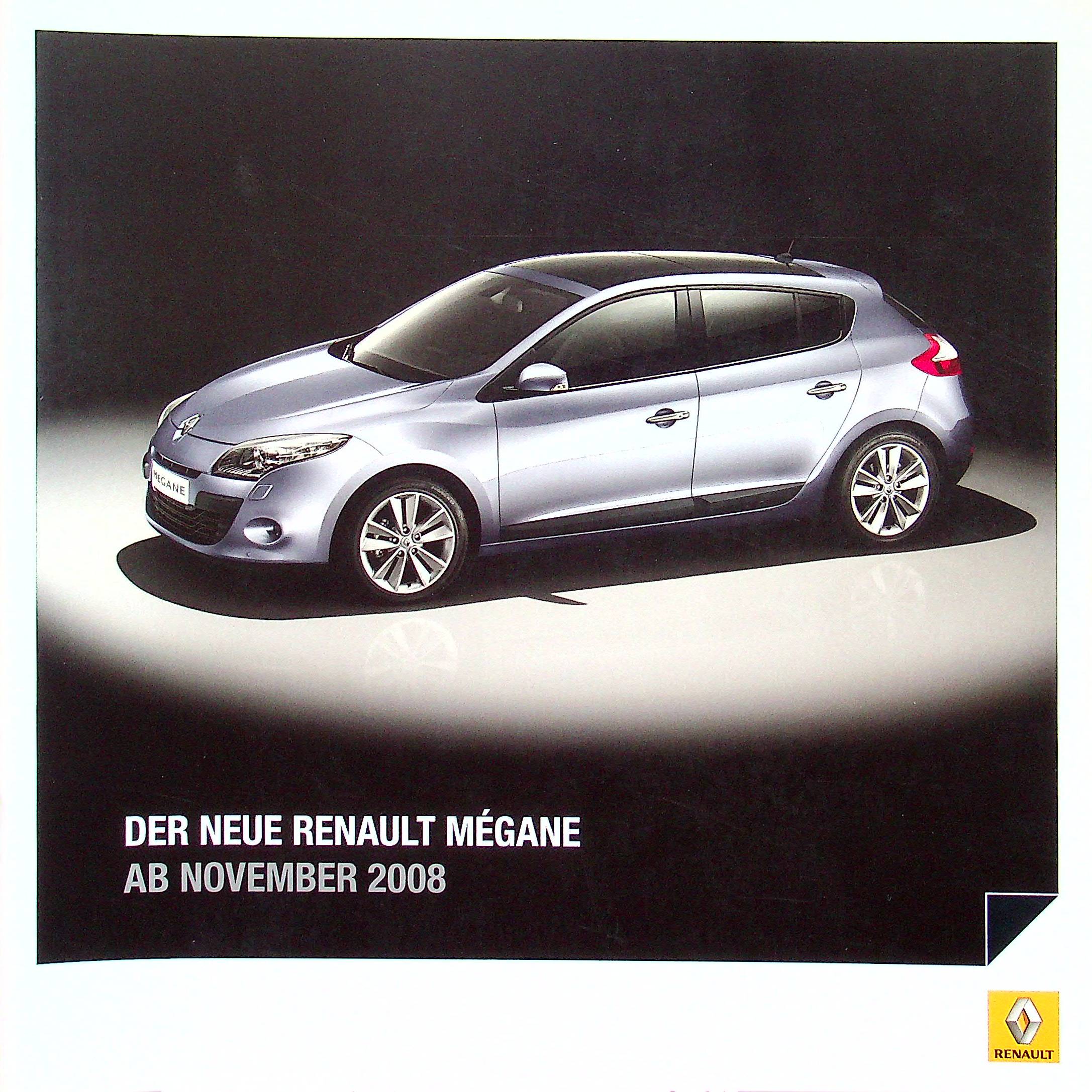 Renault Megane Prospekt 10/2008