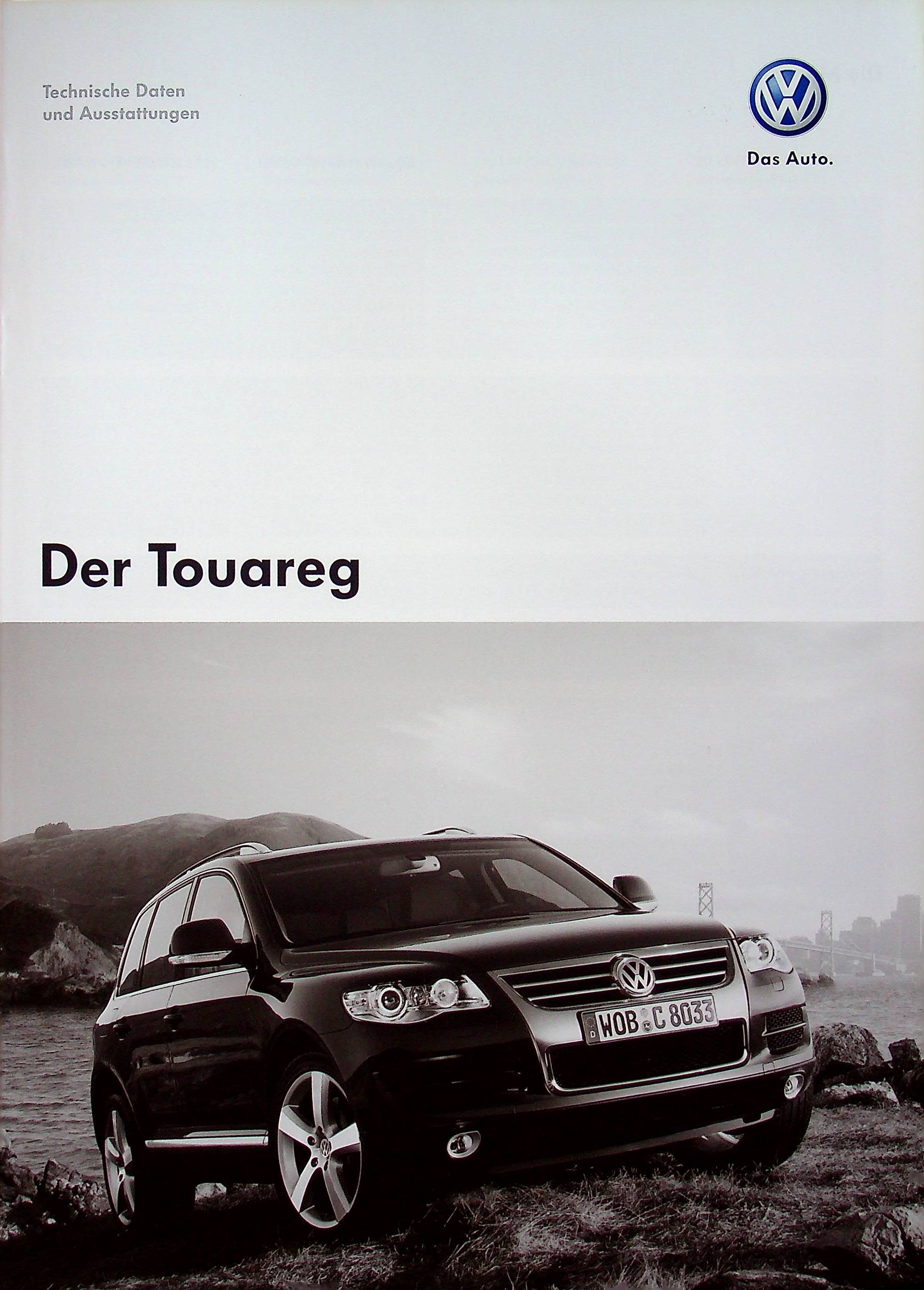 VW Touareg 7L - technische Daten & Ausstattungen - Prospekt 10/2007
