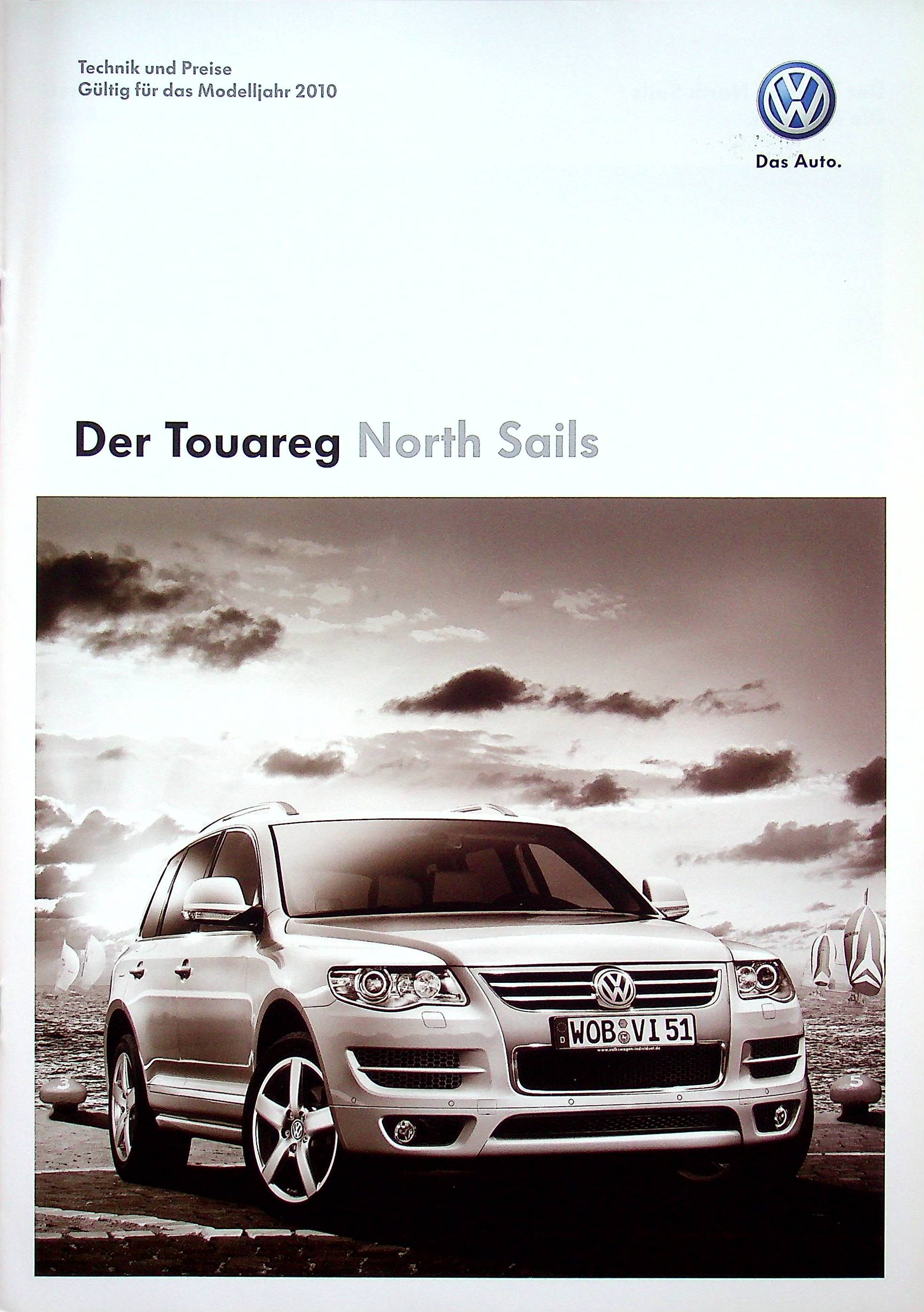VW Touareg - North Sails - Preisliste & Extras - Prospekt 05/2009