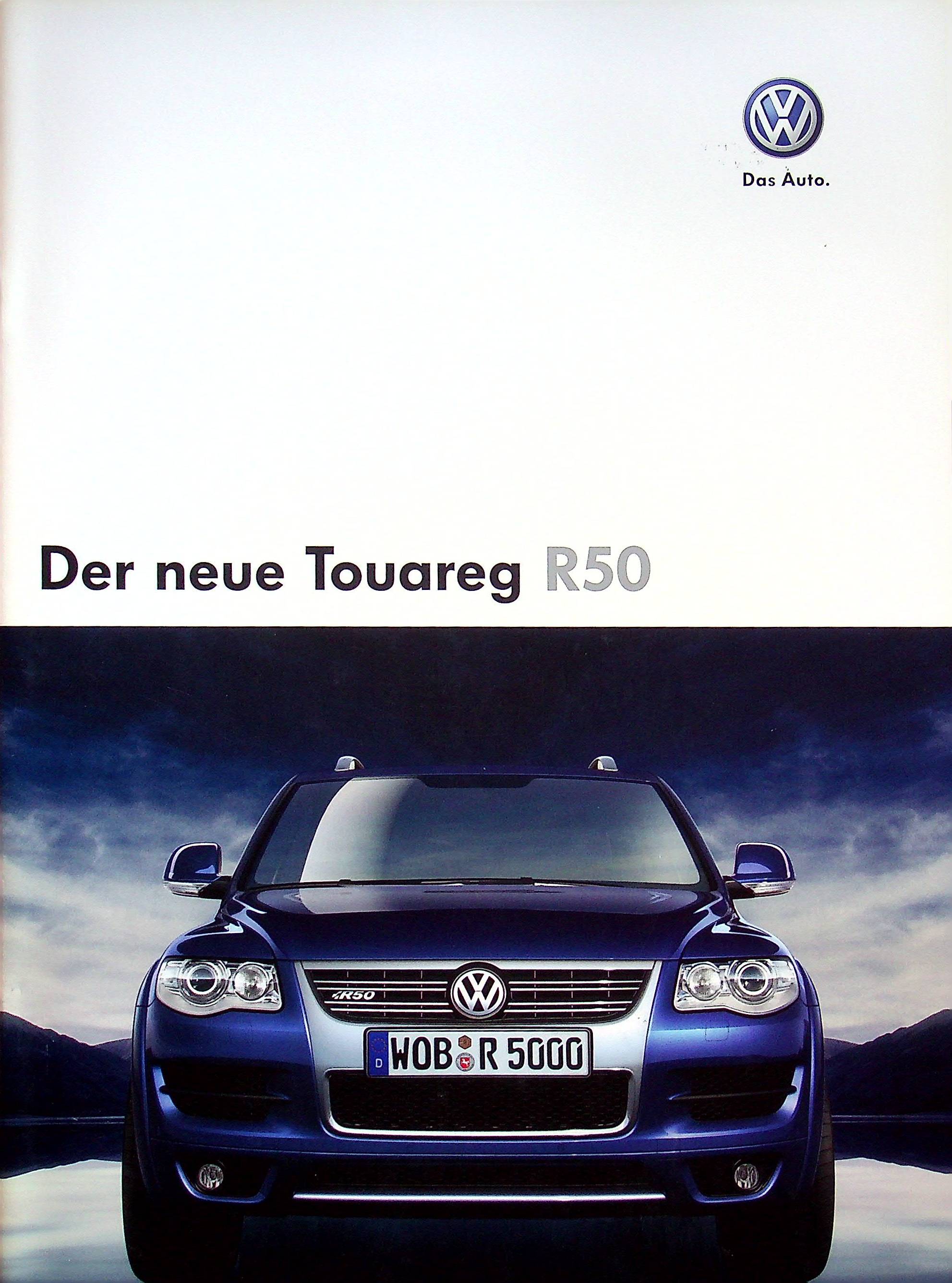 VW Touareg R50 Prospekt 10/2007