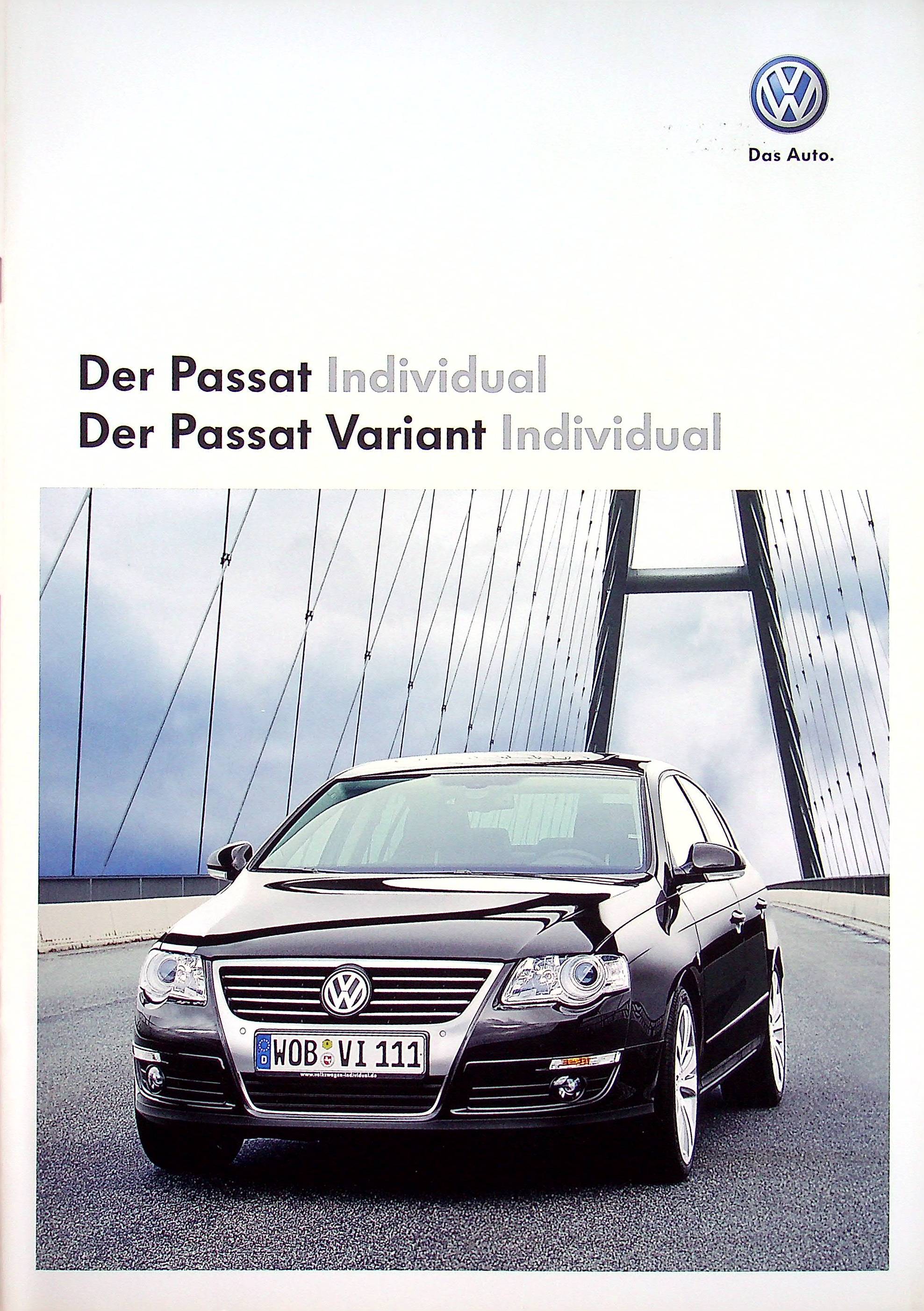 VW Passat B6 + Variant - Individual - Prospekt 05/2008