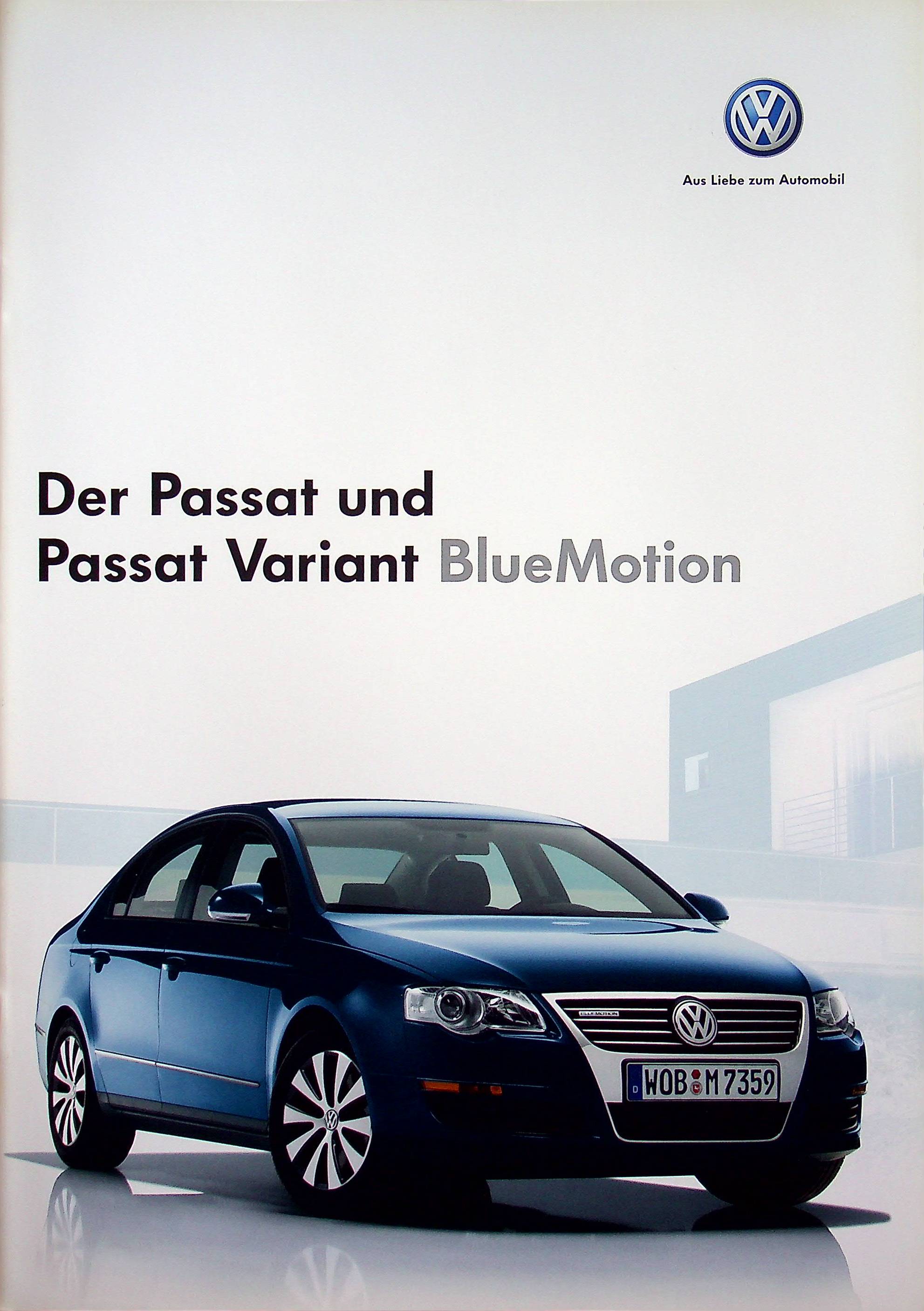 VW Passat B6 + Variant - BlueMotion - Prospekt 05/2007