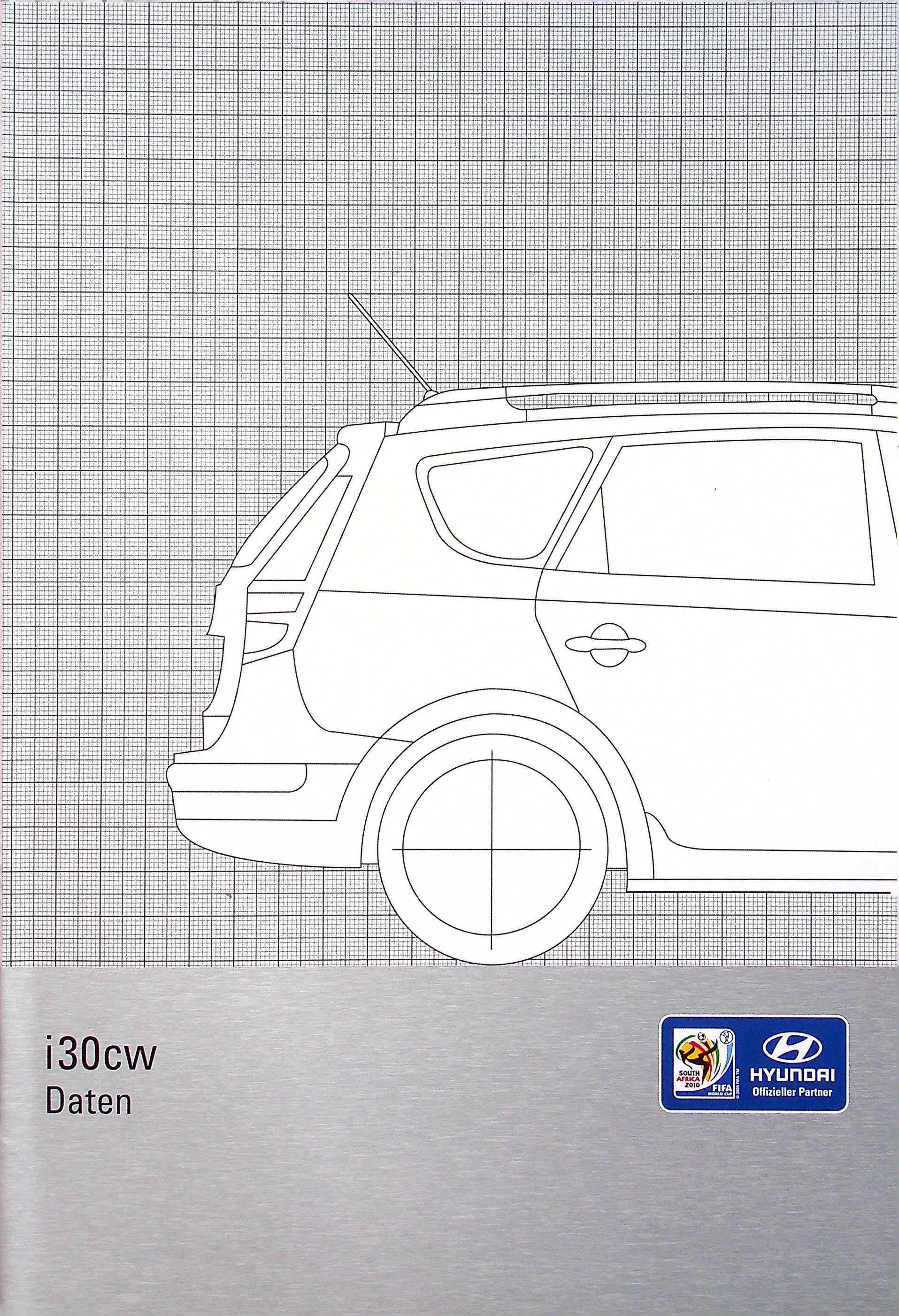 Hyundai i30 cw - technische Daten & Ausstattungen - Prospekt 01/2010