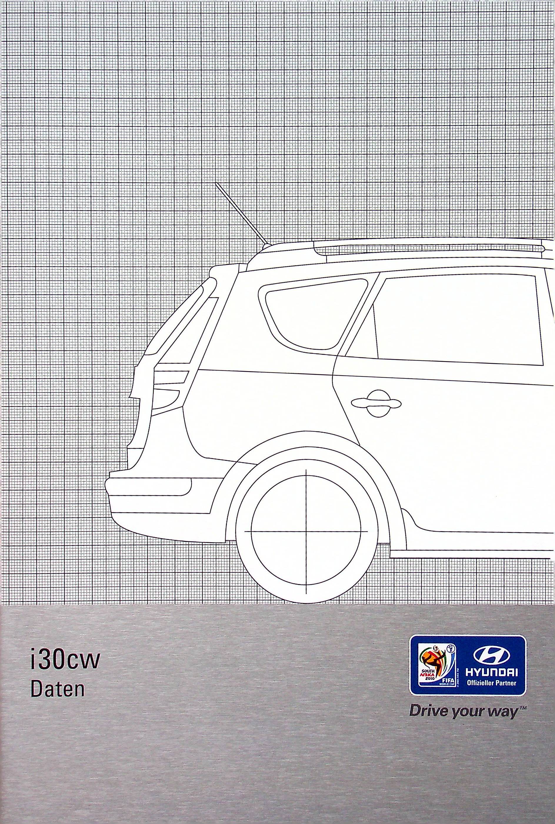Hyundai i30 cw - technische Daten & Ausstattungen - Prospekt 11/2008