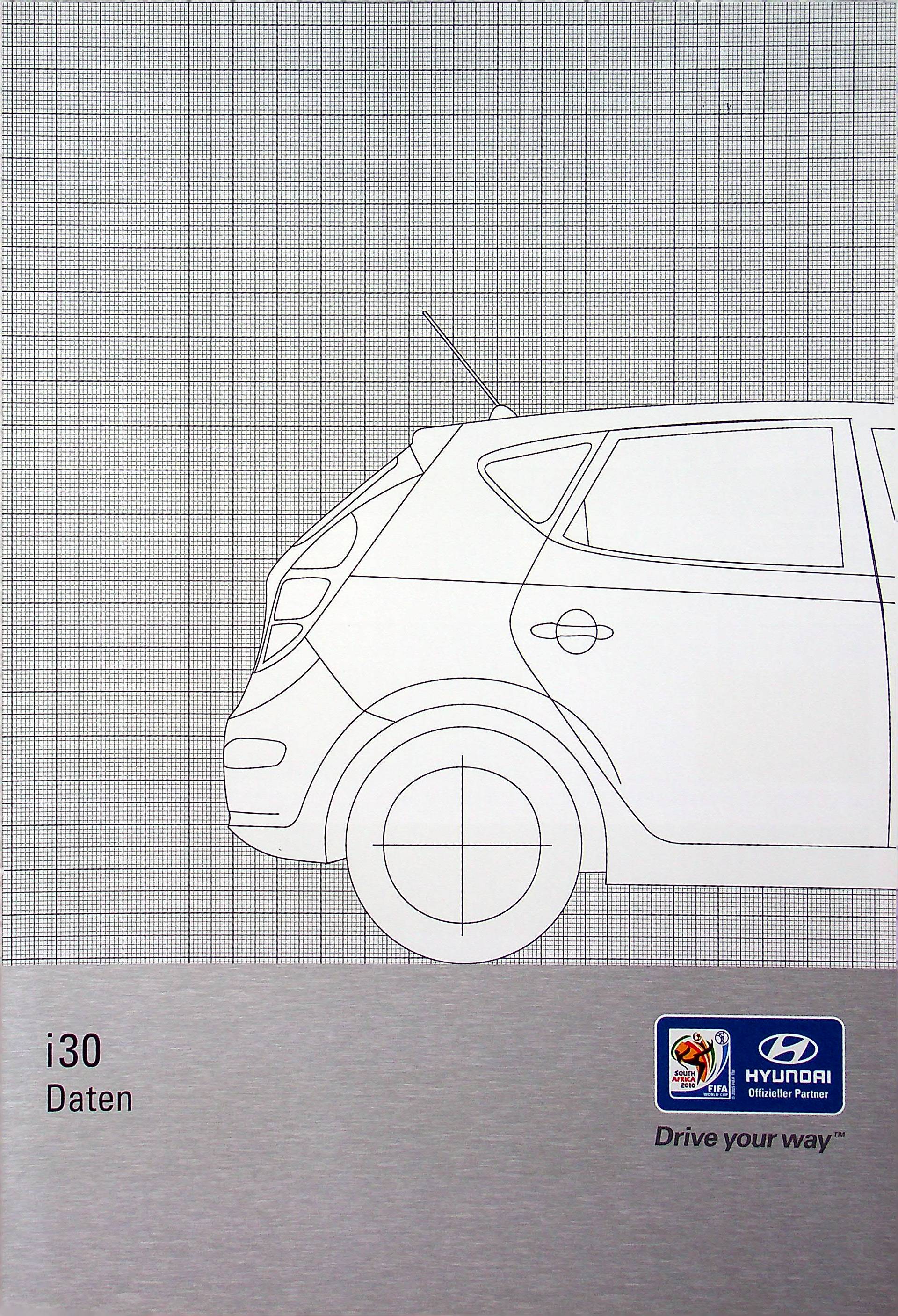 Hyundai i30 - technische Daten & Ausstattungen - Prospekt 06/2009