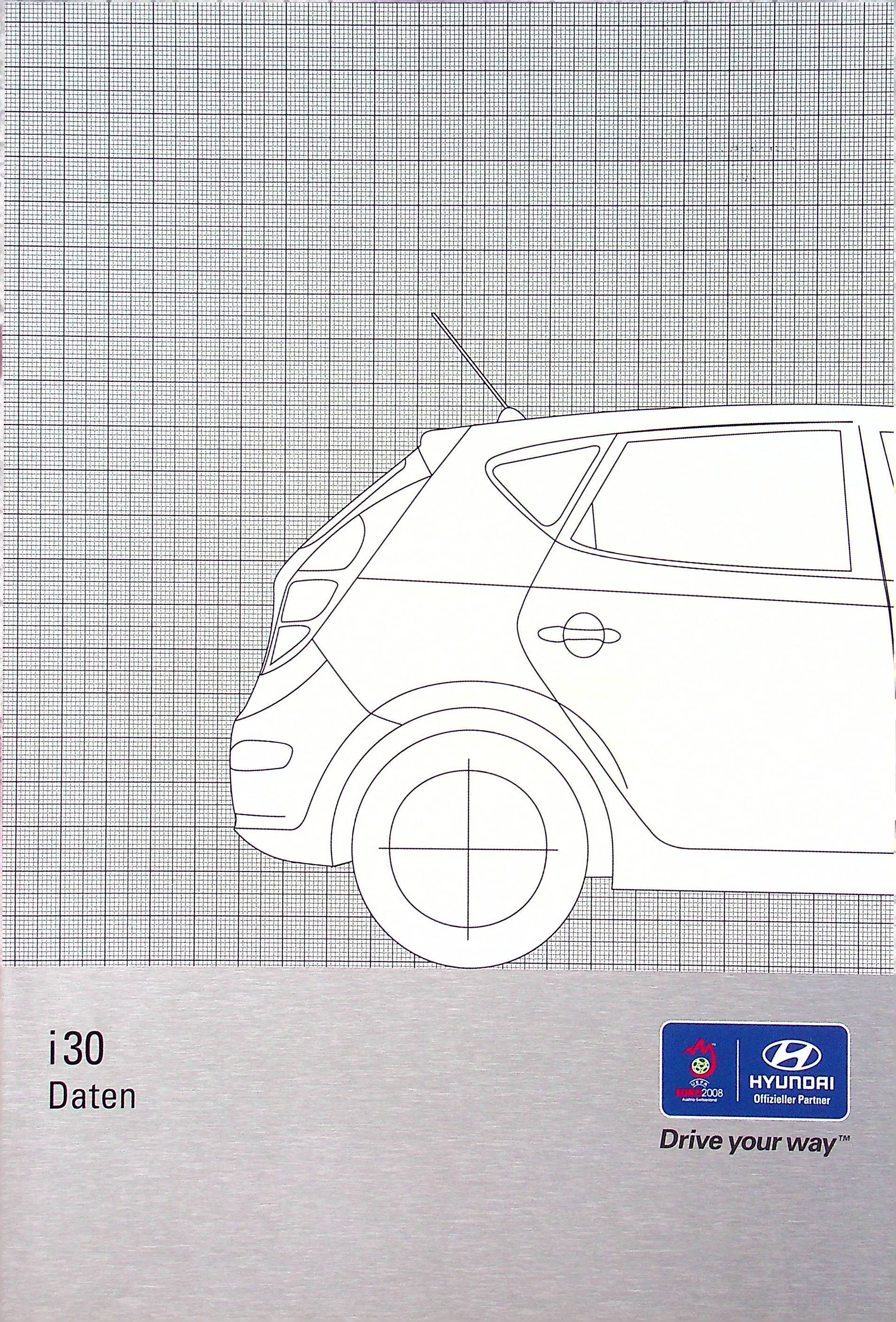 Hyundai i30 - technische Daten & Ausstattungen - Prospekt 09/2007