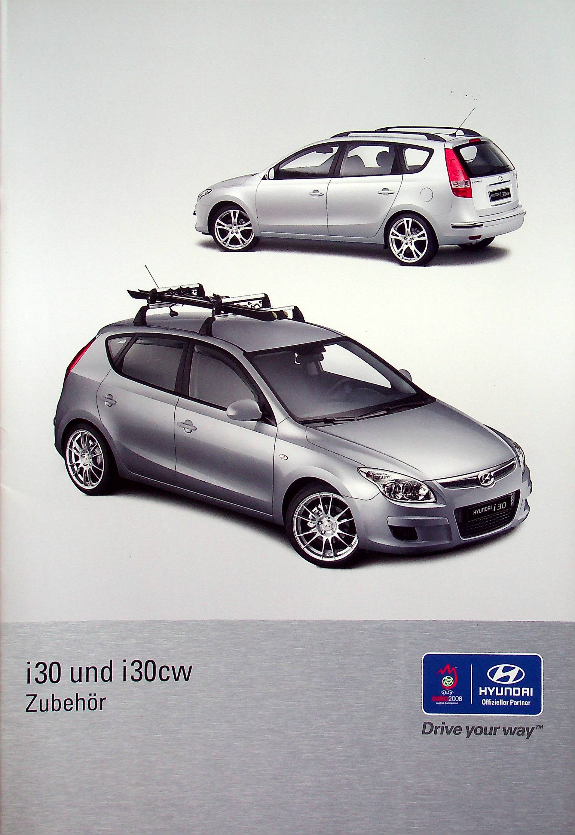 Hyundai i30 + cw - Zubehör - Prospekt 02/2008