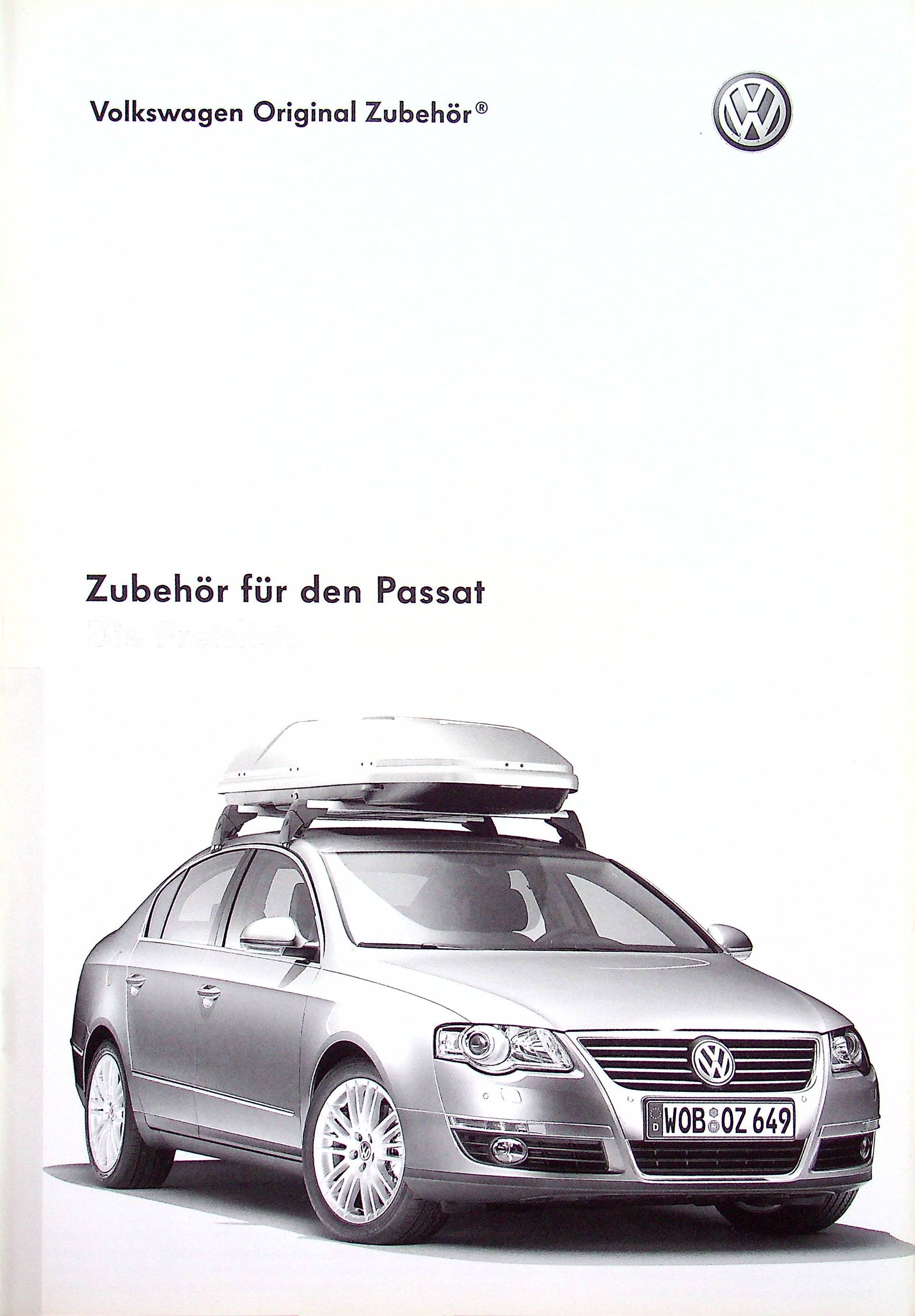 VW Passat B6 - Zubehör Preisliste - Prospekt 04/2005