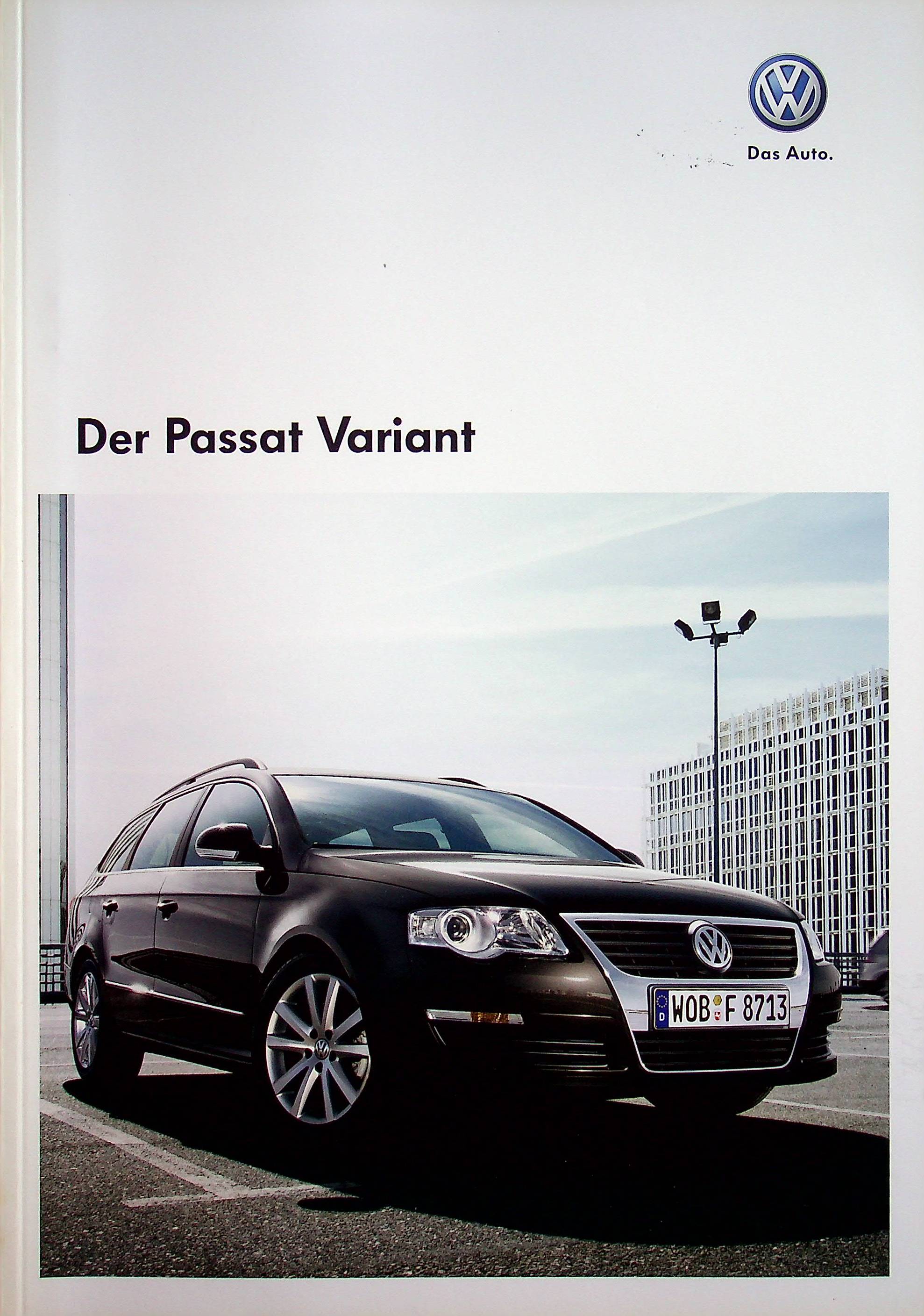 VW Passat B6 Variant Prospekt 05/2008