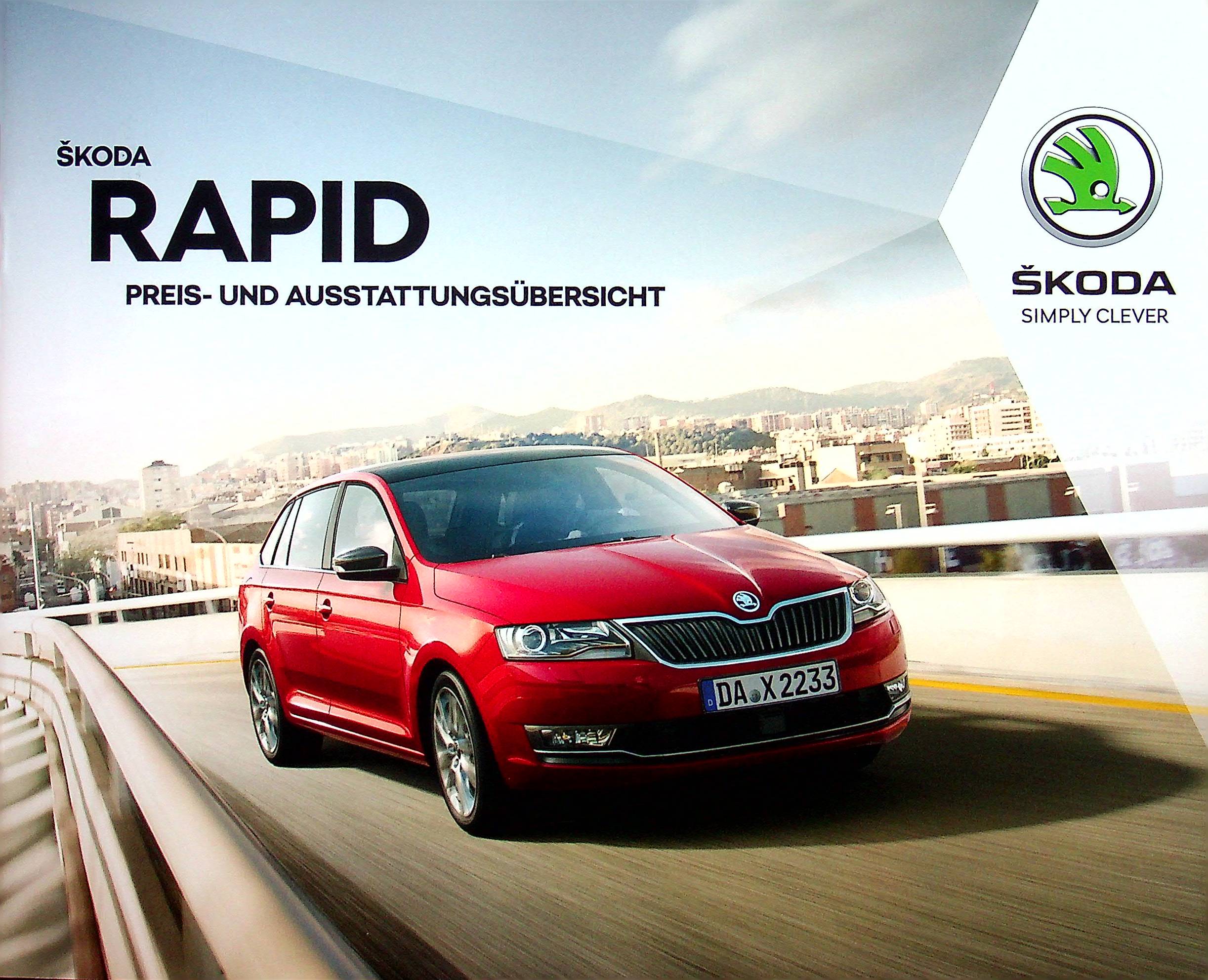 Skoda Rapid - Preisliste & Extras - Prospekt 11/2017