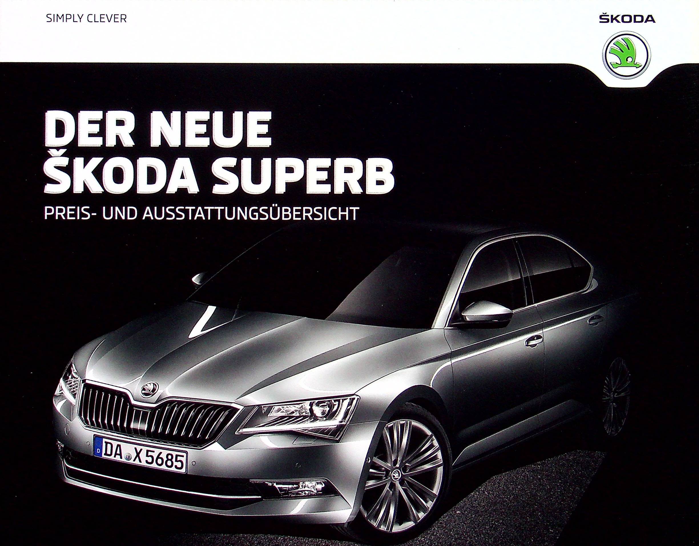 Skoda Superb - Preisliste & Extras - Prospekt 03/2015