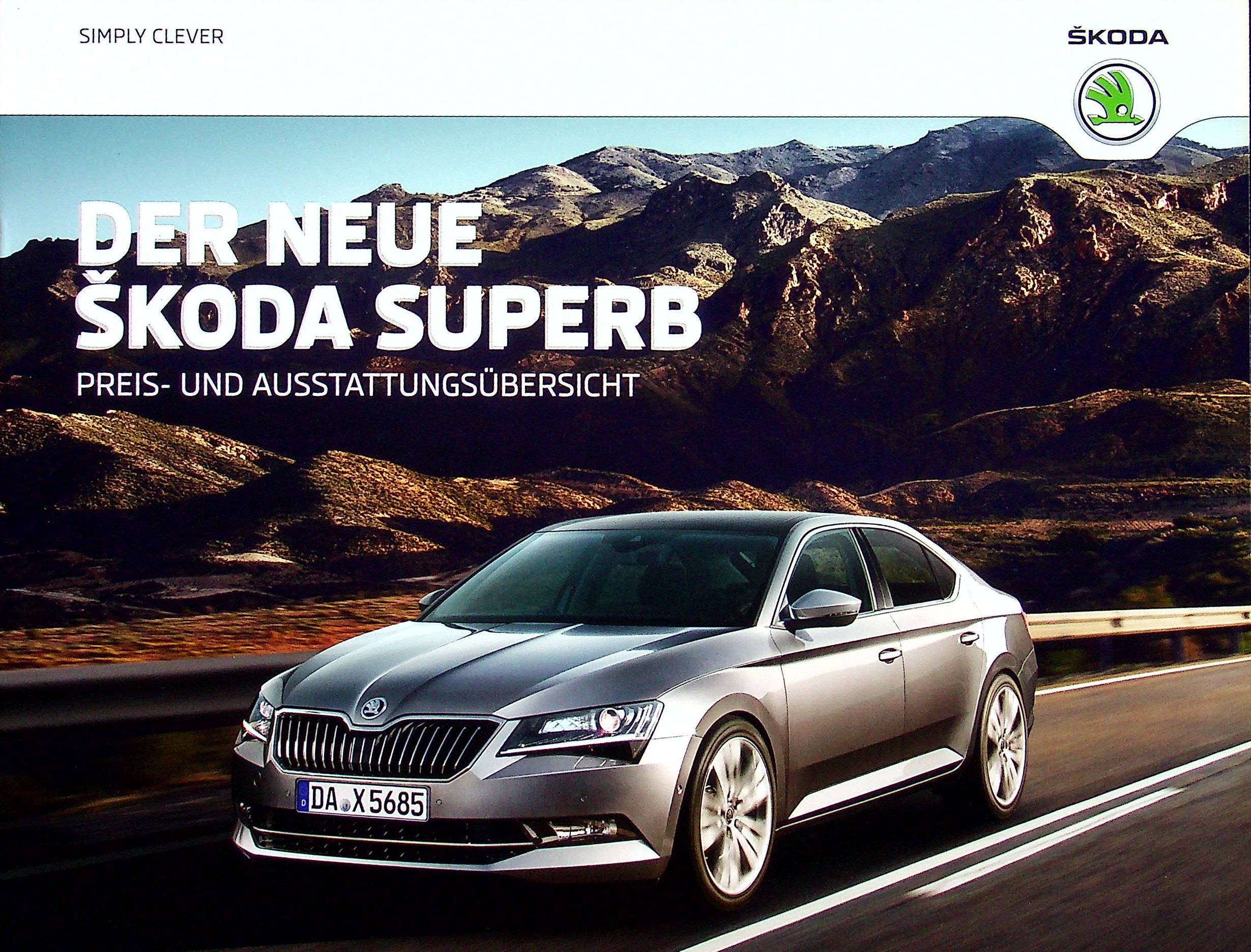 Skoda Superb - Preisliste & Extras - Prospekt 07/2015