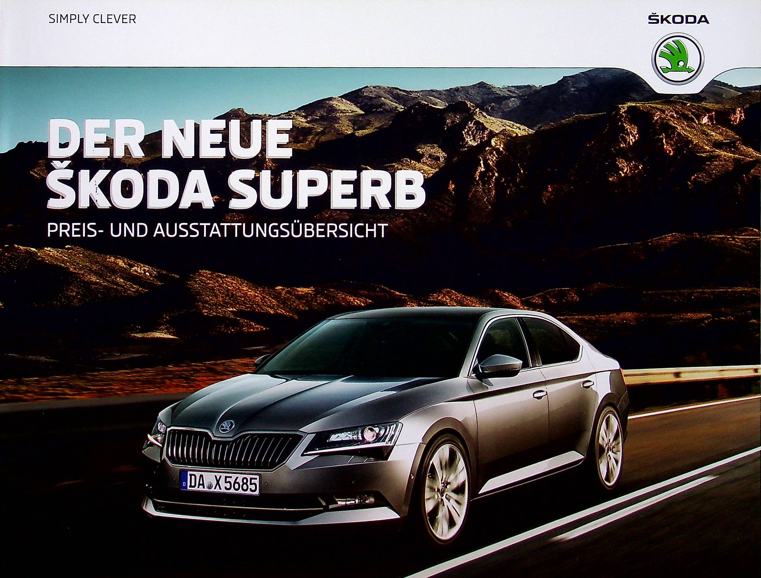 Skoda Superb - Preisliste & Extras - Prospekt 06/2015