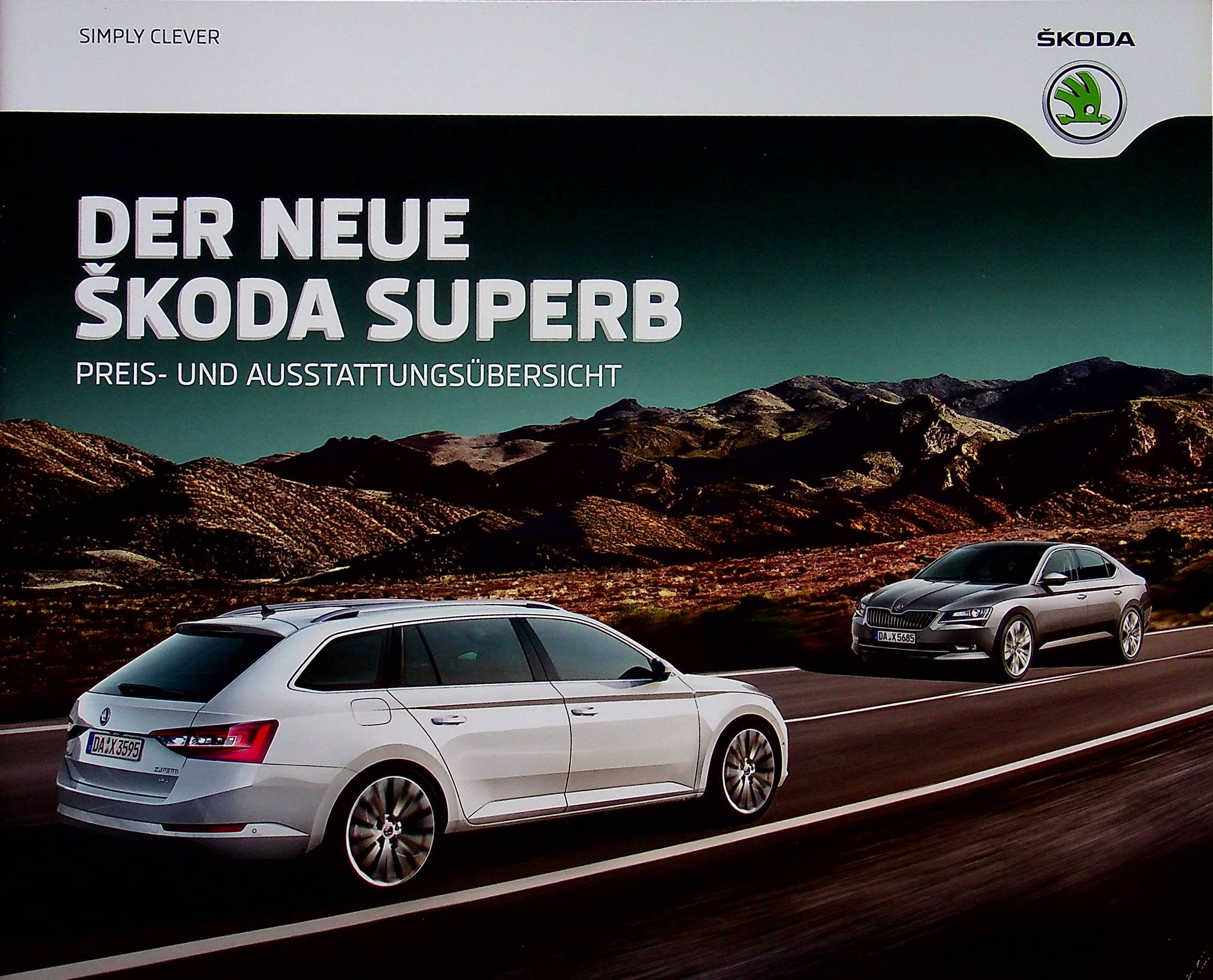Skoda Superb - Preisliste & Extras - Prospekt 11/2015