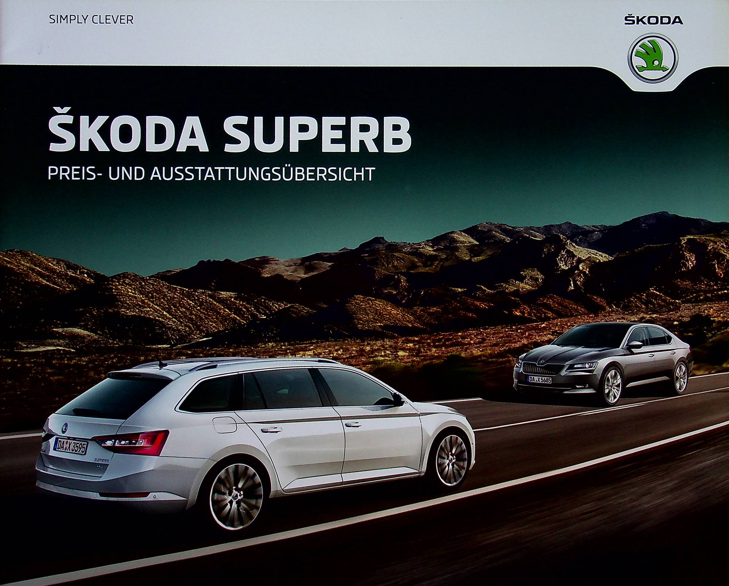 Skoda Superb - Preisliste & Extras - Prospekt 04/2016