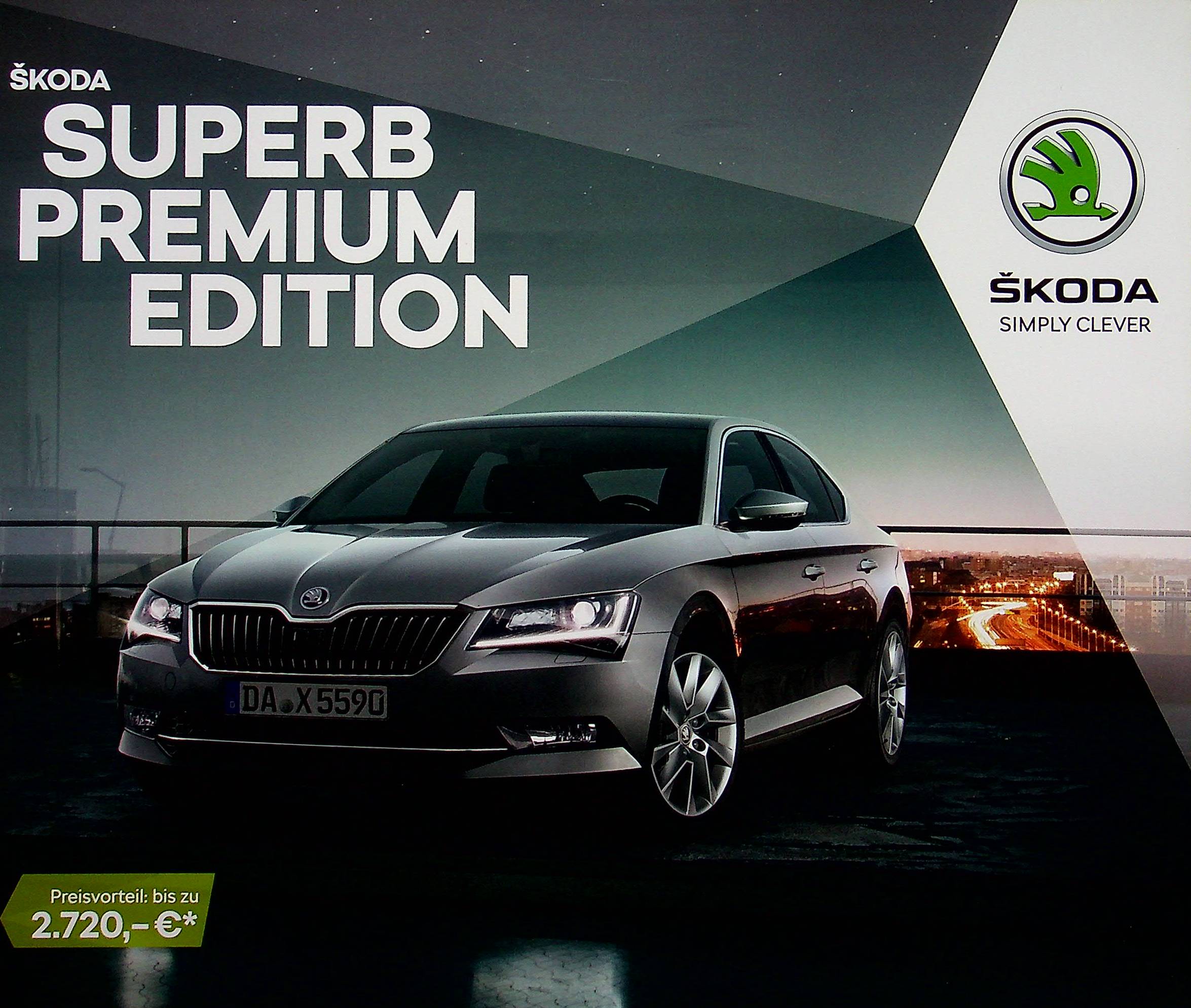 Skoda Superb - Premium Edition - Prospekt 02/2018