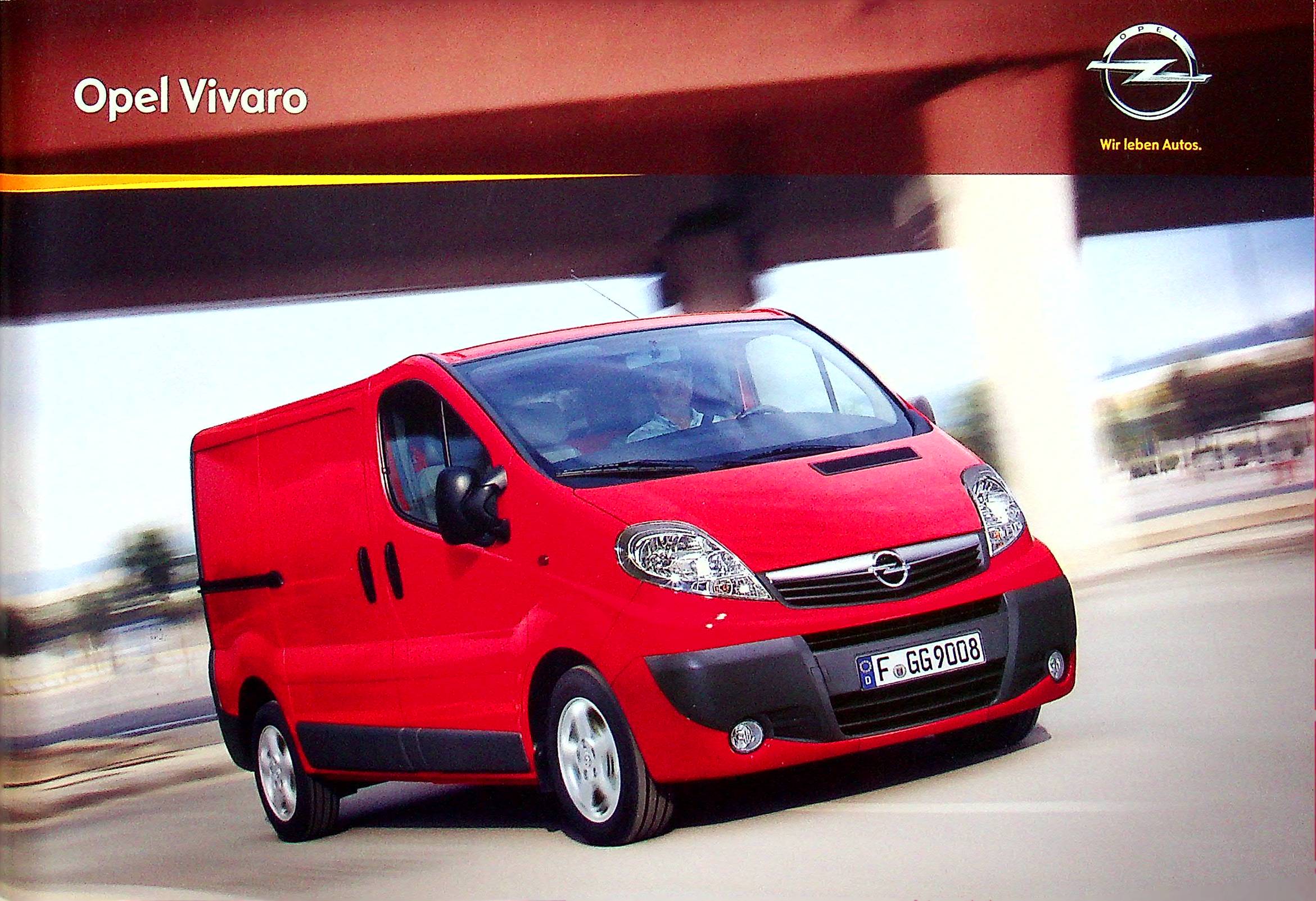 Opel Vivaro Prospekt 07/2011