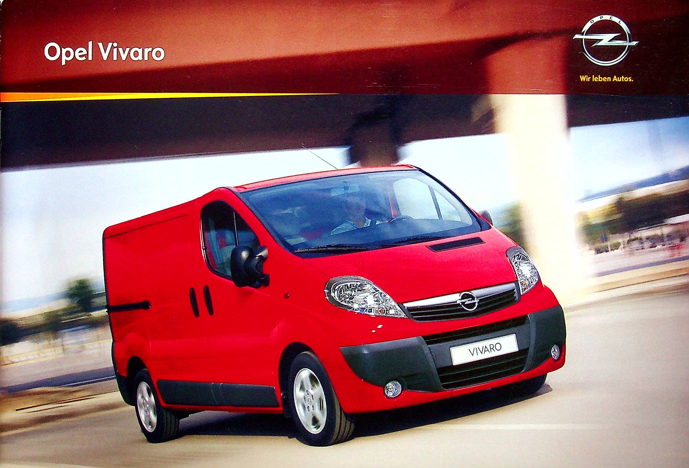 Opel Vivaro Prospekt 07/2010