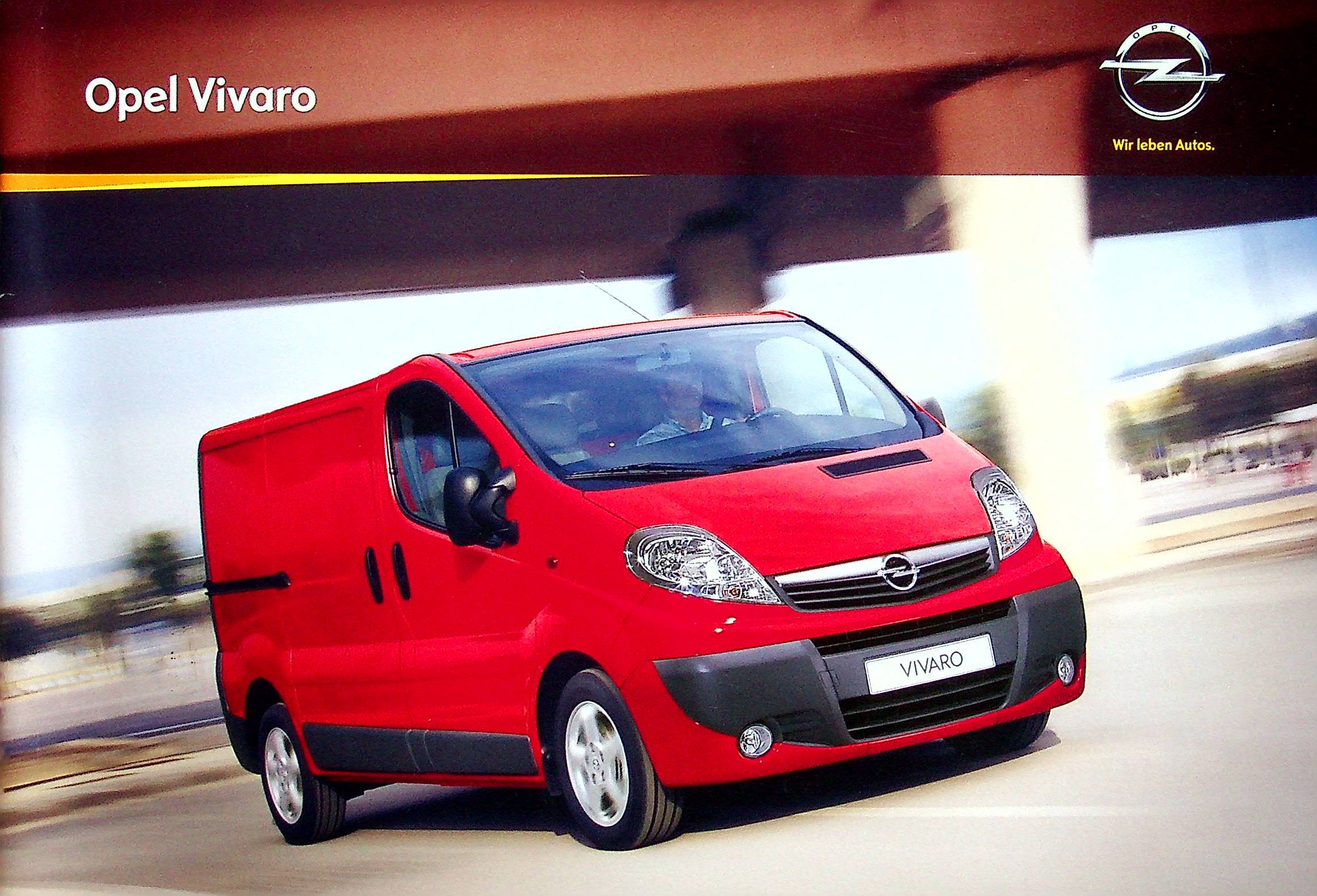 Opel Vivaro Prospekt 02/2010