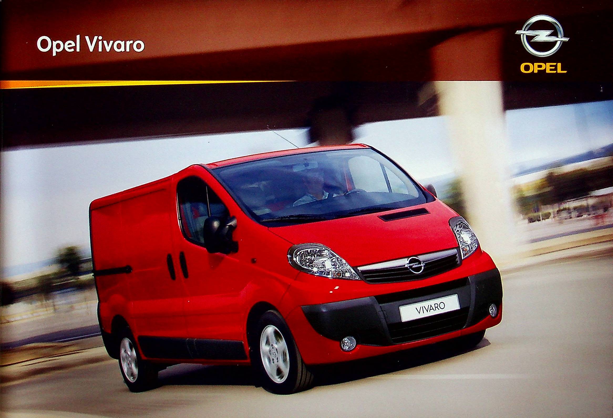 Opel Vivaro Prospekt 01/2009