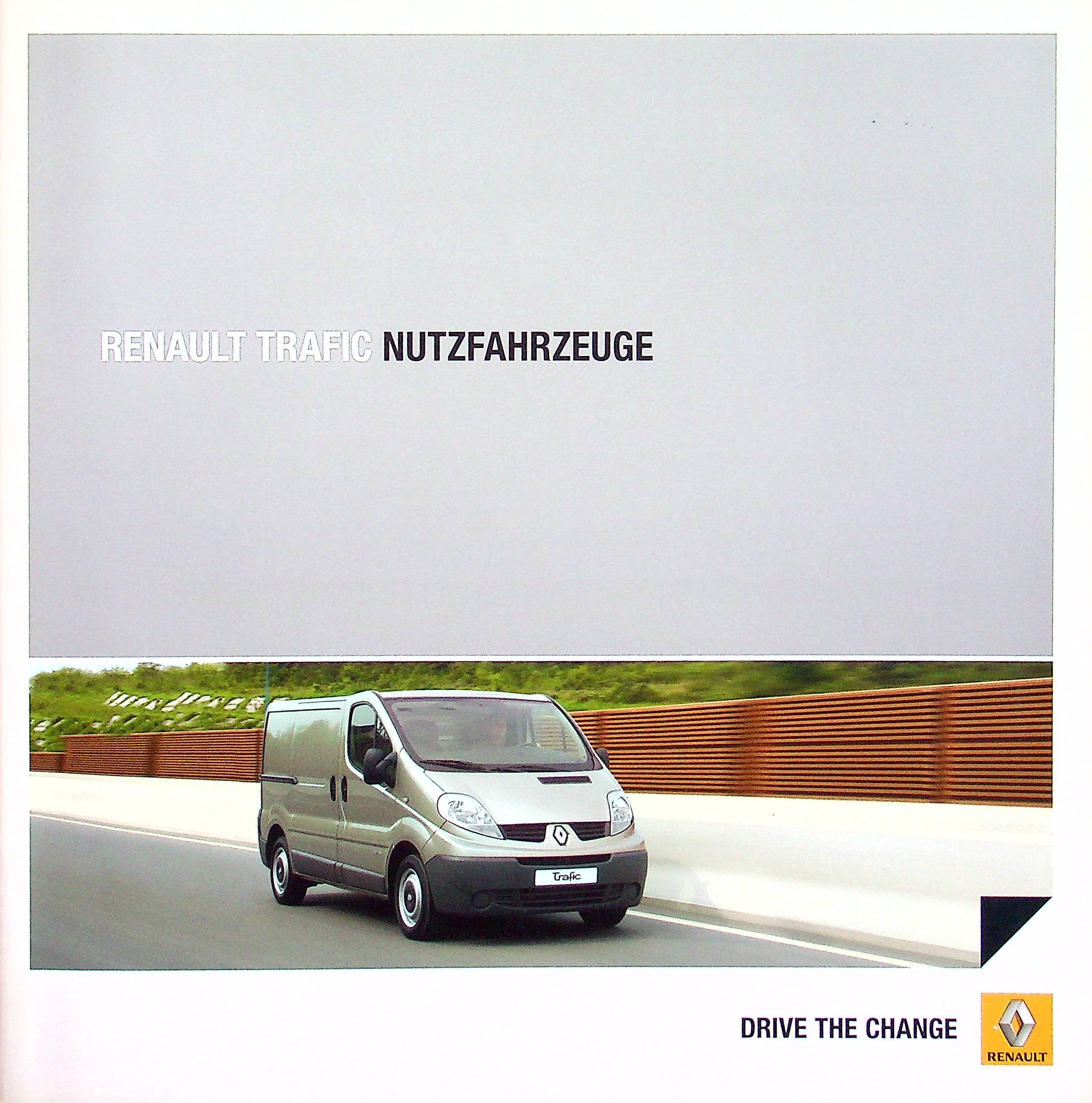 Renault Trafic Kastenwagen Prospekt 09/2011