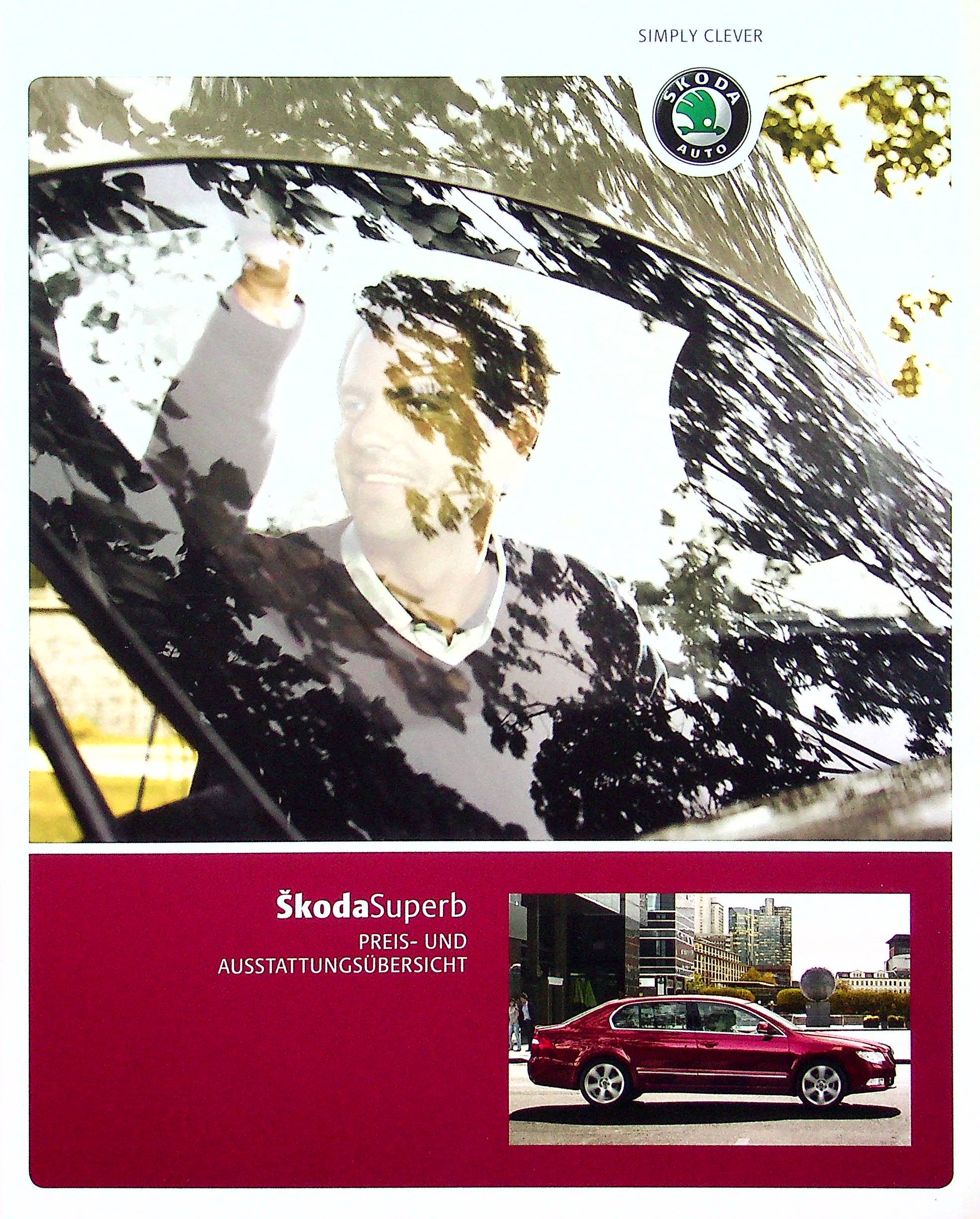 Skoda Superb - Preisliste & Extras - Prospekt 12/2009