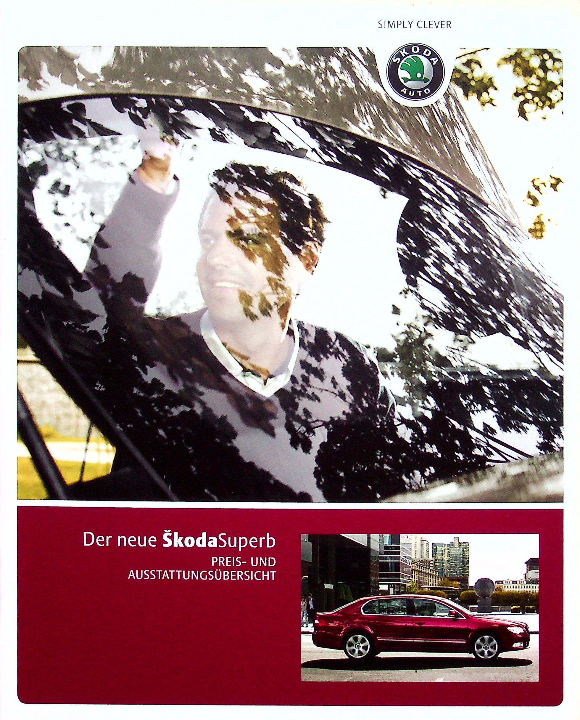 Skoda Superb - Preisliste & Extras - Prospekt 01/2009