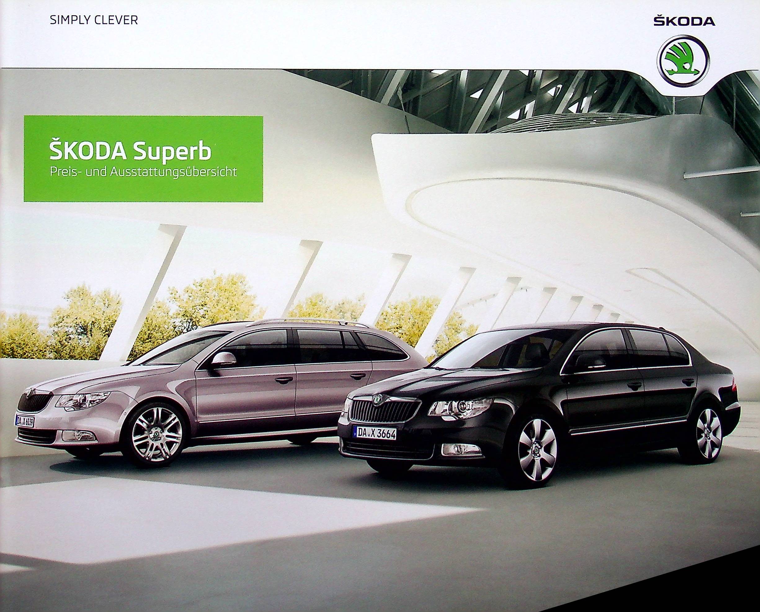 Skoda Superb - Preisliste & Extras - Prospekt 03/2011