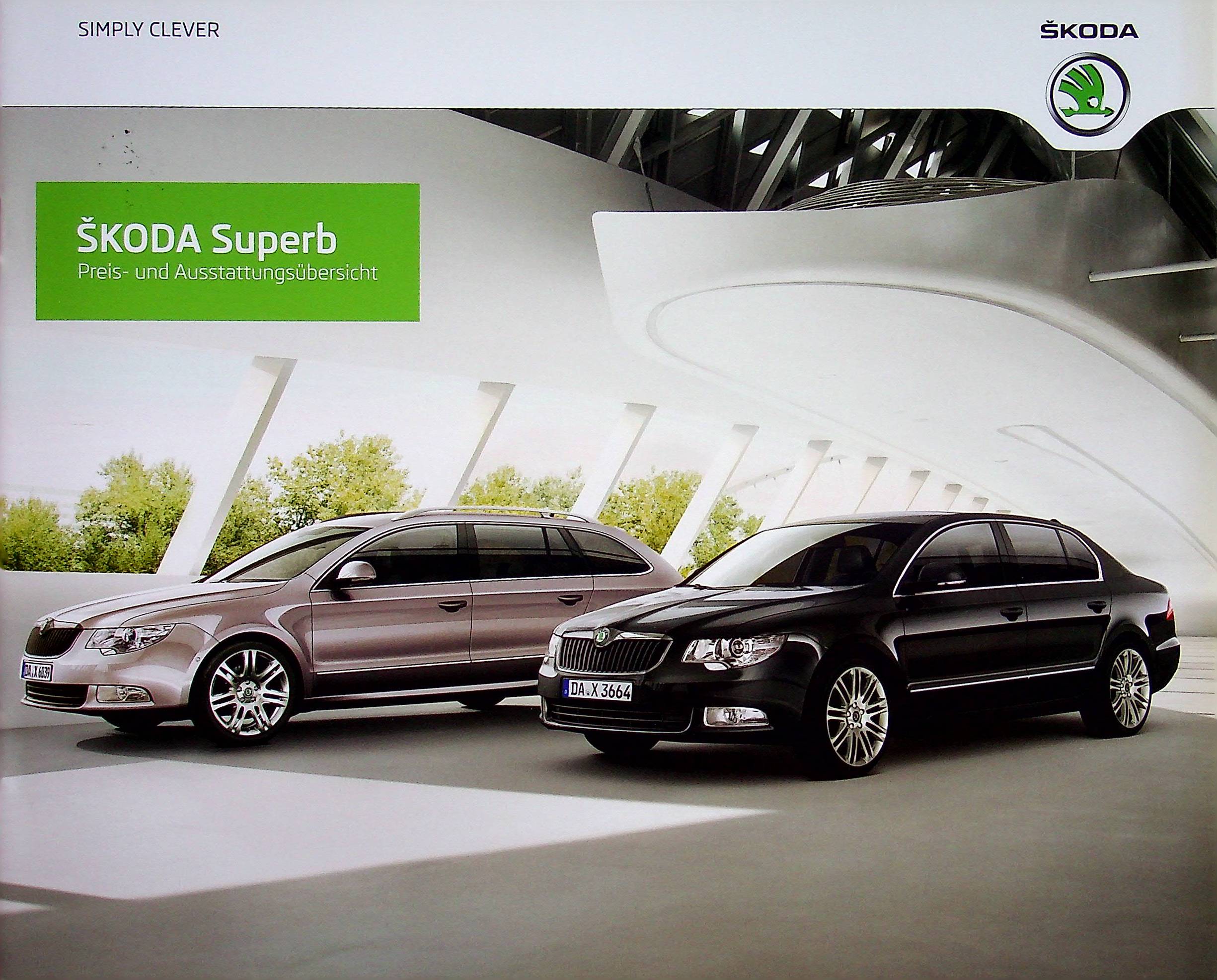 Skoda Superb - Preisliste & Extras - Prospekt 05/2011