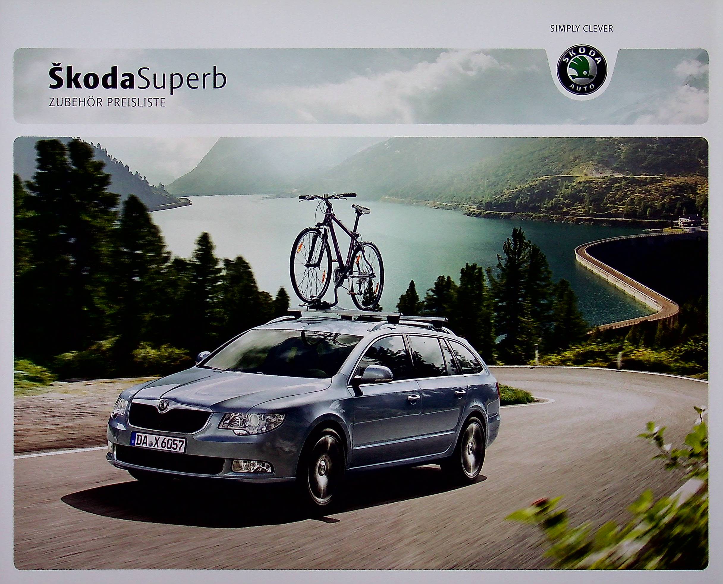 Skoda Superb - Zubehör Preisliste - Prospekt 03/2010
