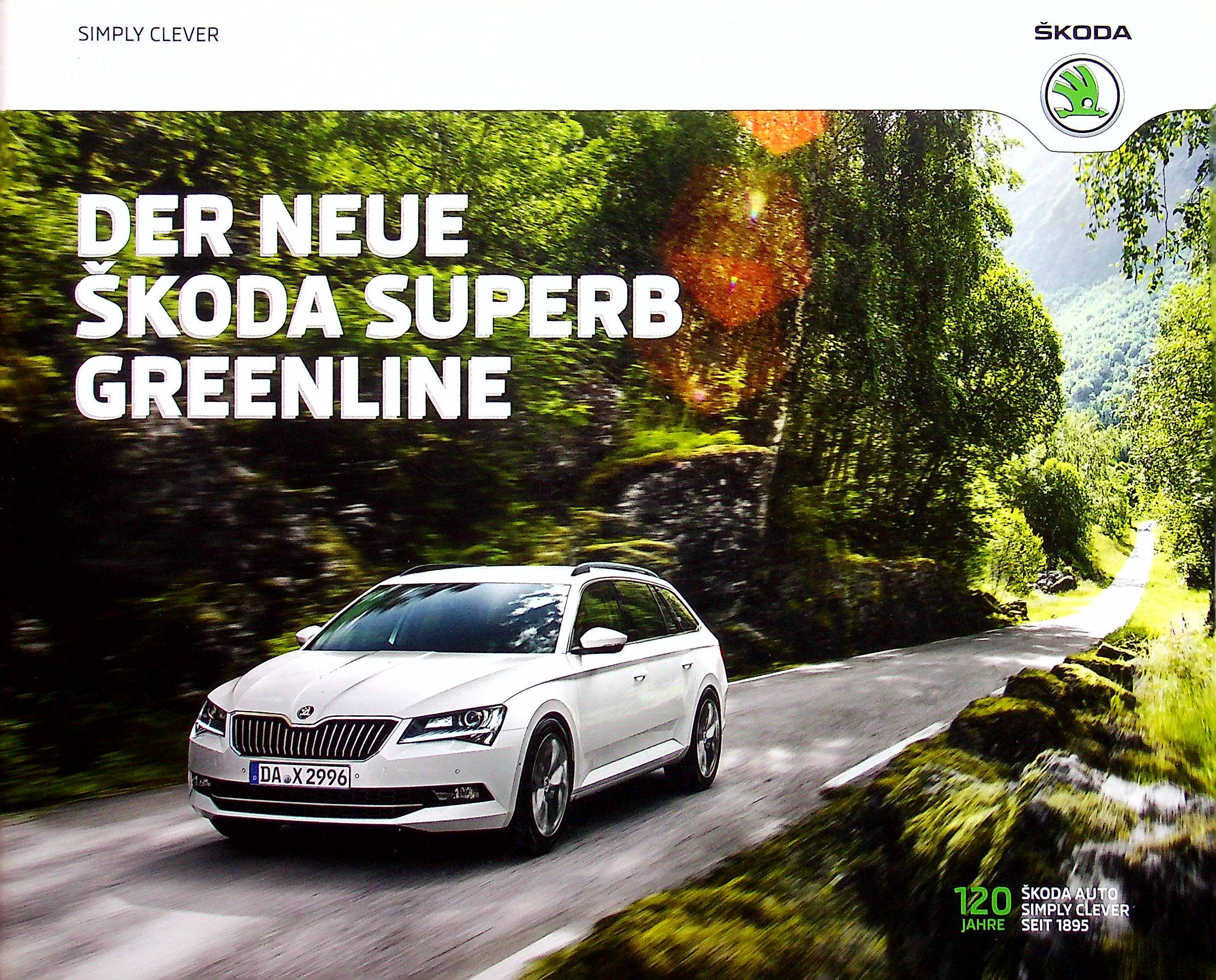 Skoda Superb -Greenline - Prospekt 01/2016