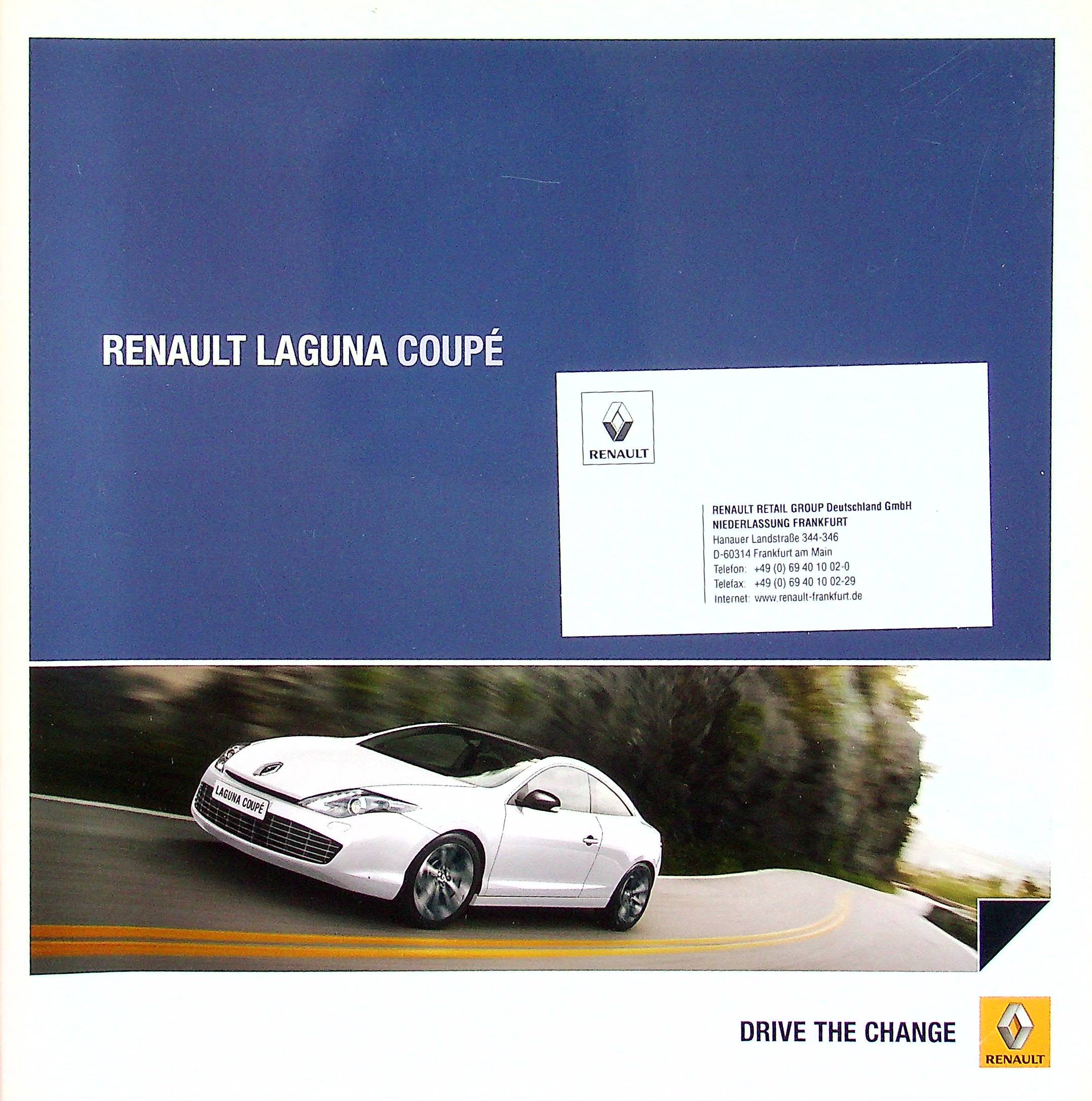Renault Laguna Coupe Prospekt 12/2011