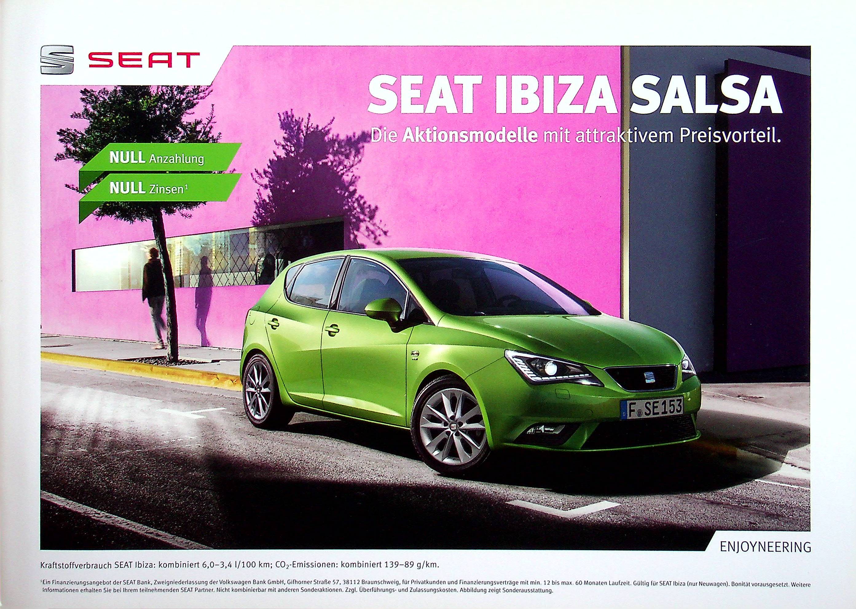 Seat Ibiza - Salsa - Prospekt 08/2013