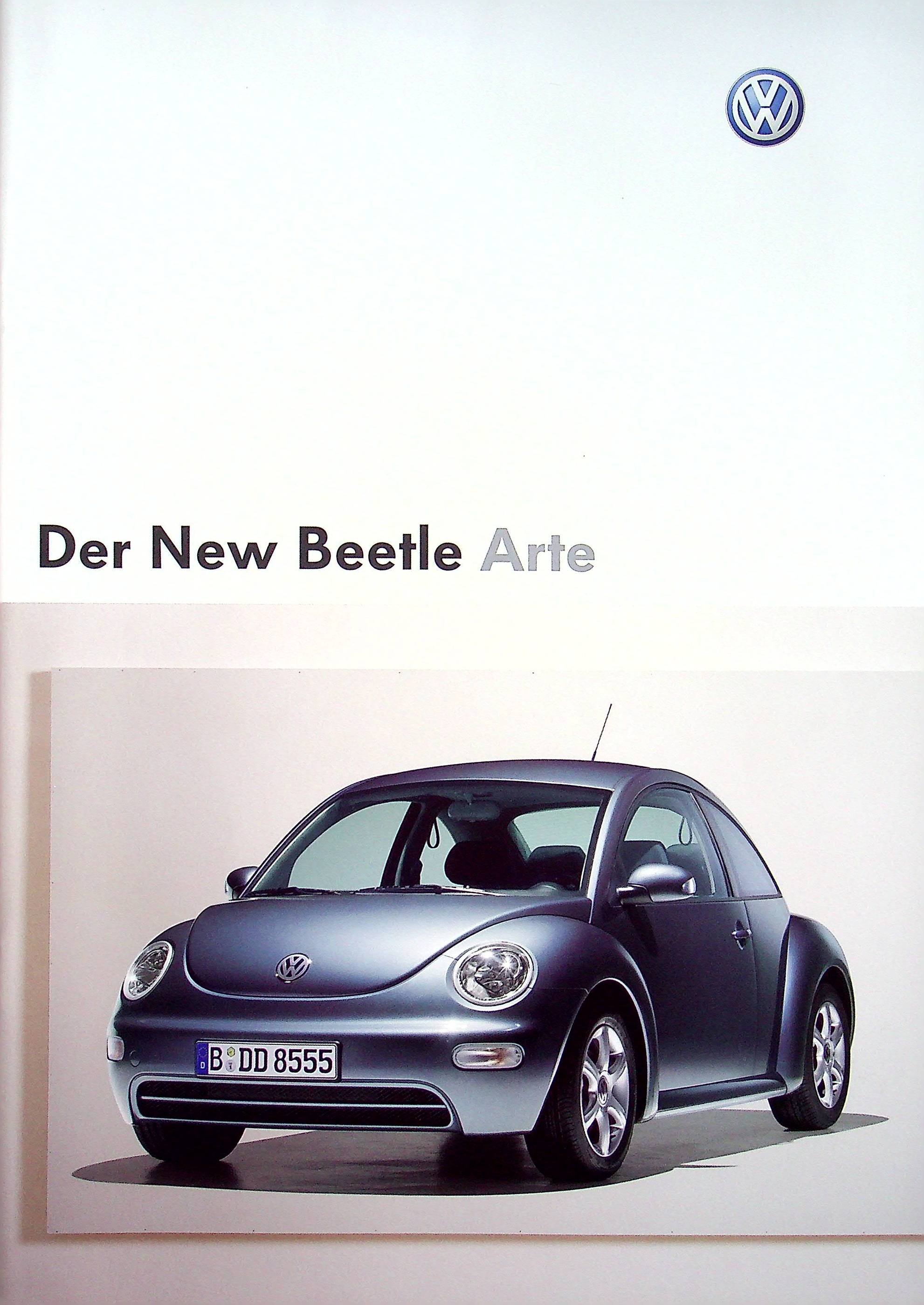 VW New Beetle - Arte - Prospekt 08/2003