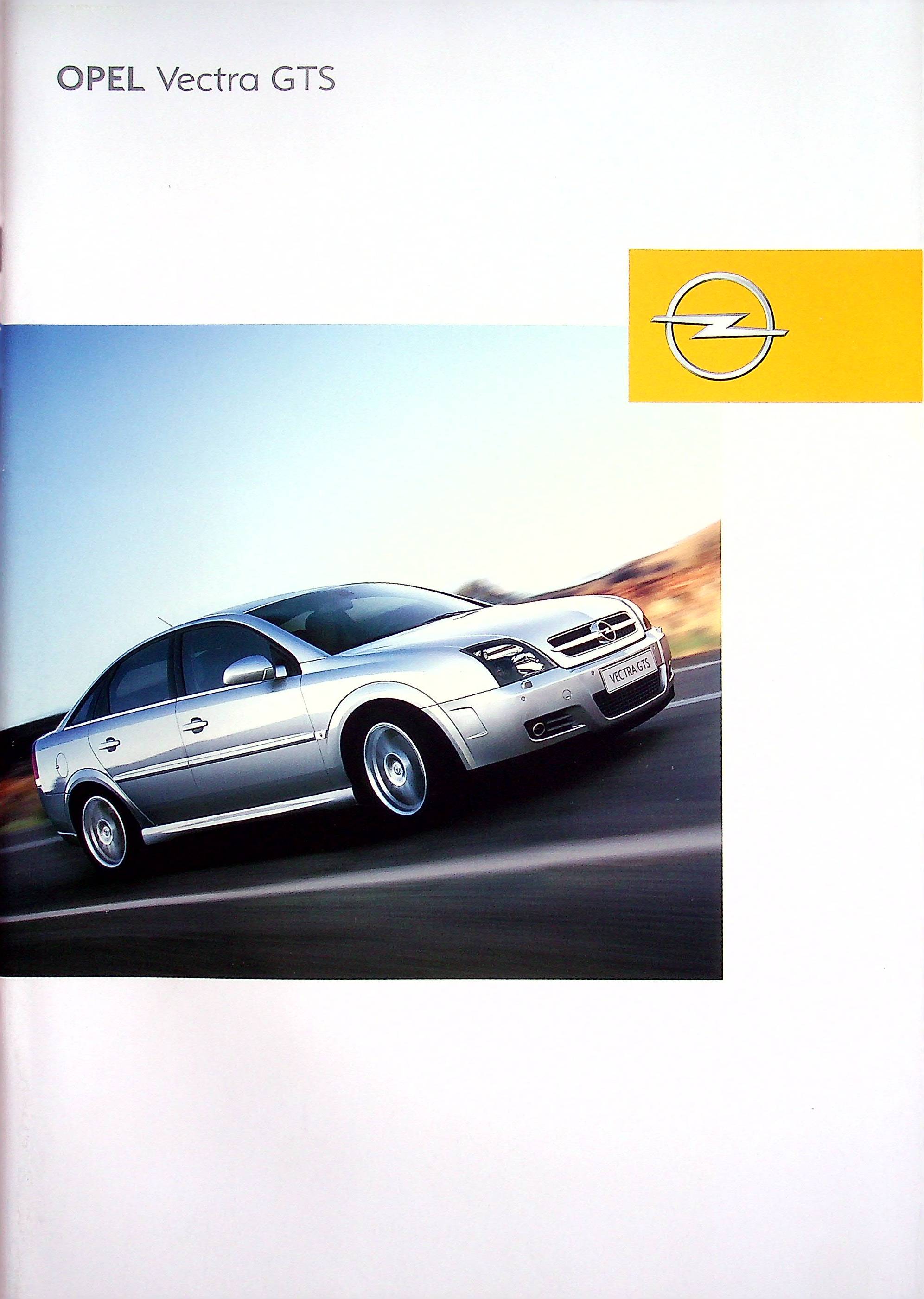 Opel Vectra C GTS Prospekt 02/2004